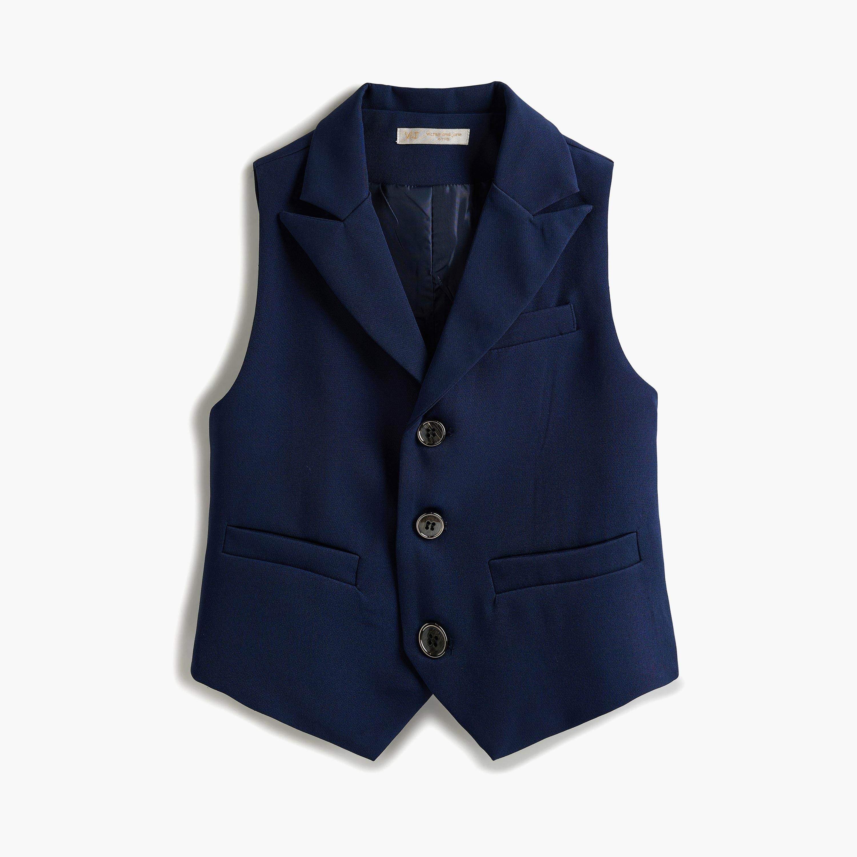 قميص سادة بأكمام قصيرة 4 قطع وشورت وصدرية مع ربطة عنق من فيكتور اند جين-boys-clothing-setsandcoords-image-7