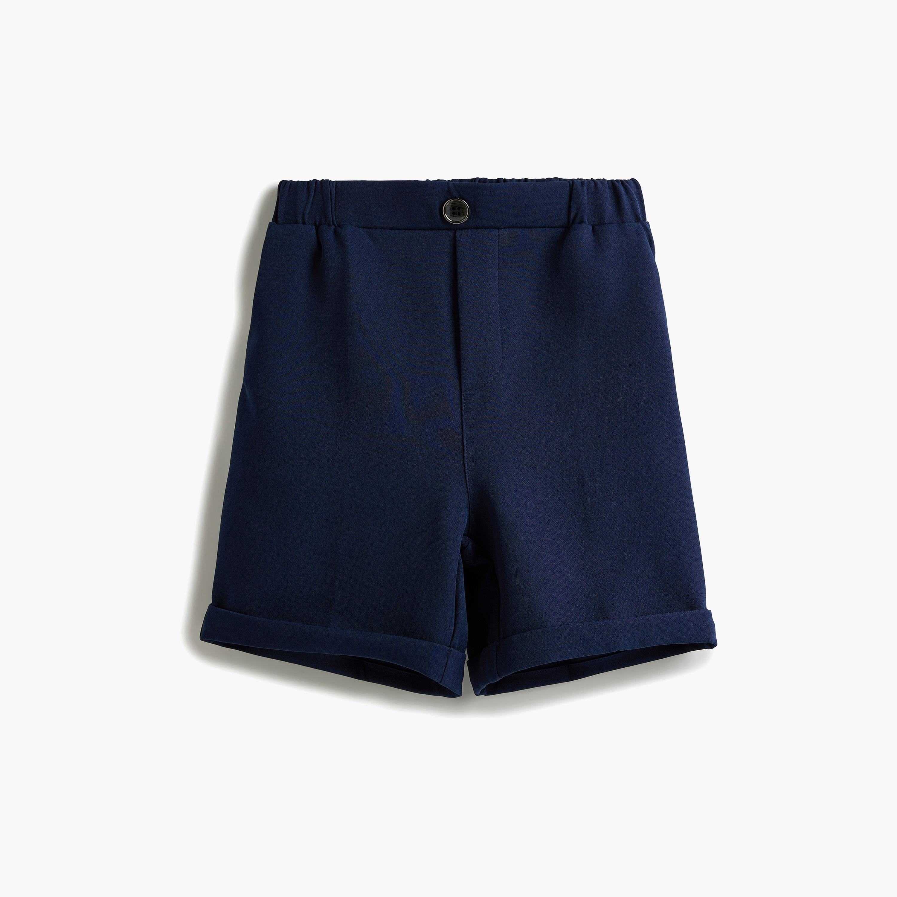 Victor and Jane 4-Piece Solid Short Sleeves Shirt, Shorts, Waistcoat with Tie-boys-clothing-setsandcoords-image-9