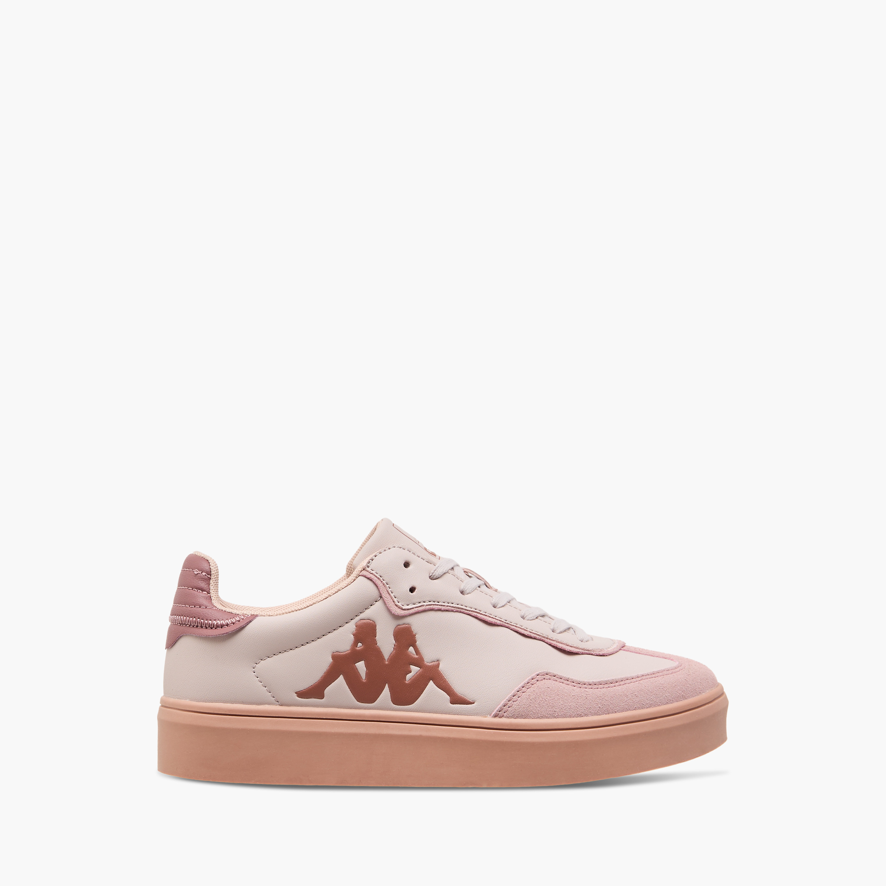 حذاء سنيكرز بنقوش شعار ورباط إغلاق للنساء من كابا-women-shoes-sneakers-image-3