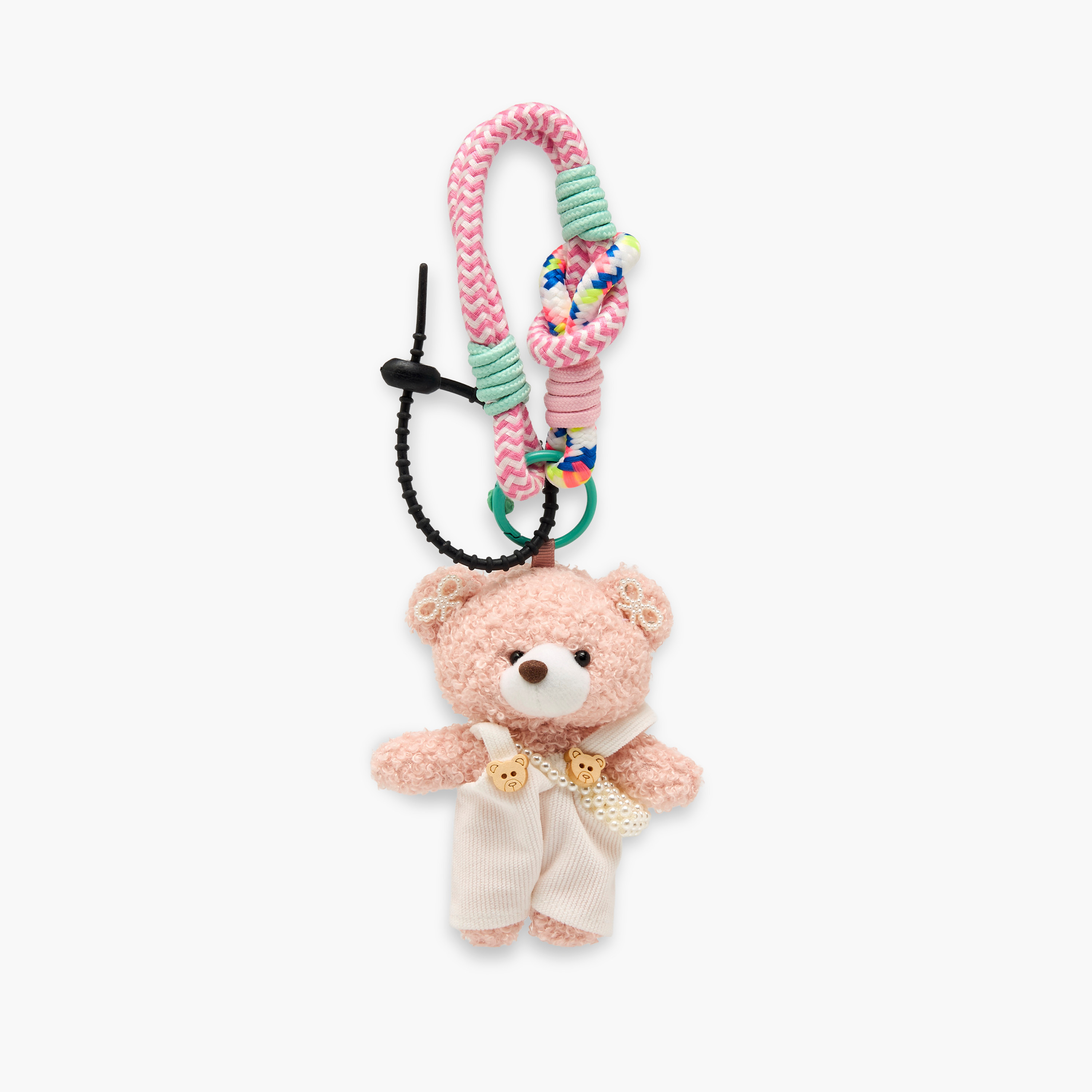 Flora Bella Teddy Bear Charm Keychain-women-clothingaccessories-novelties-image-1