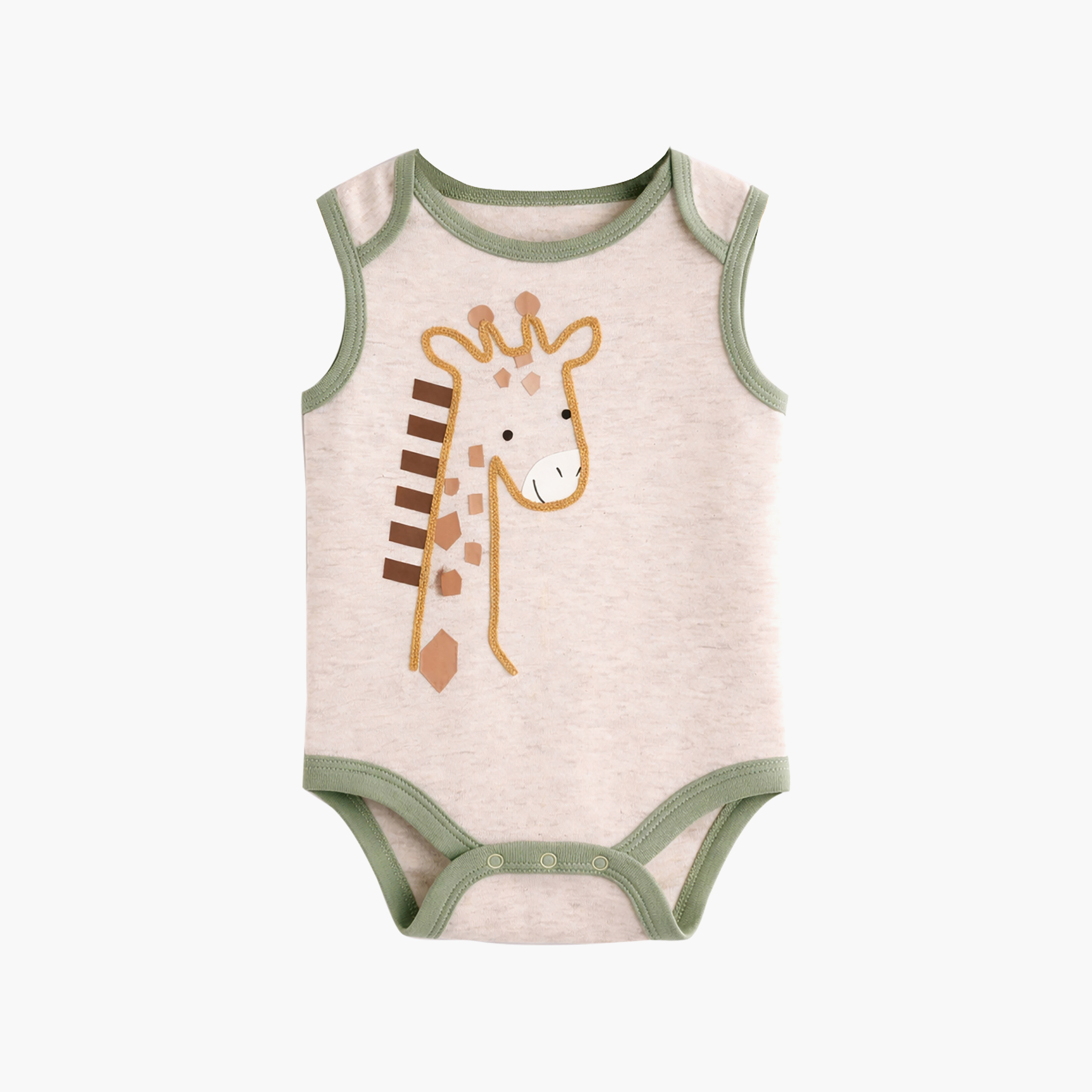 Victor and Jane 3-Piece Sleeveless Giraffe Printed Bodysuit-baby-boys-clothing-bodysuits-image-3