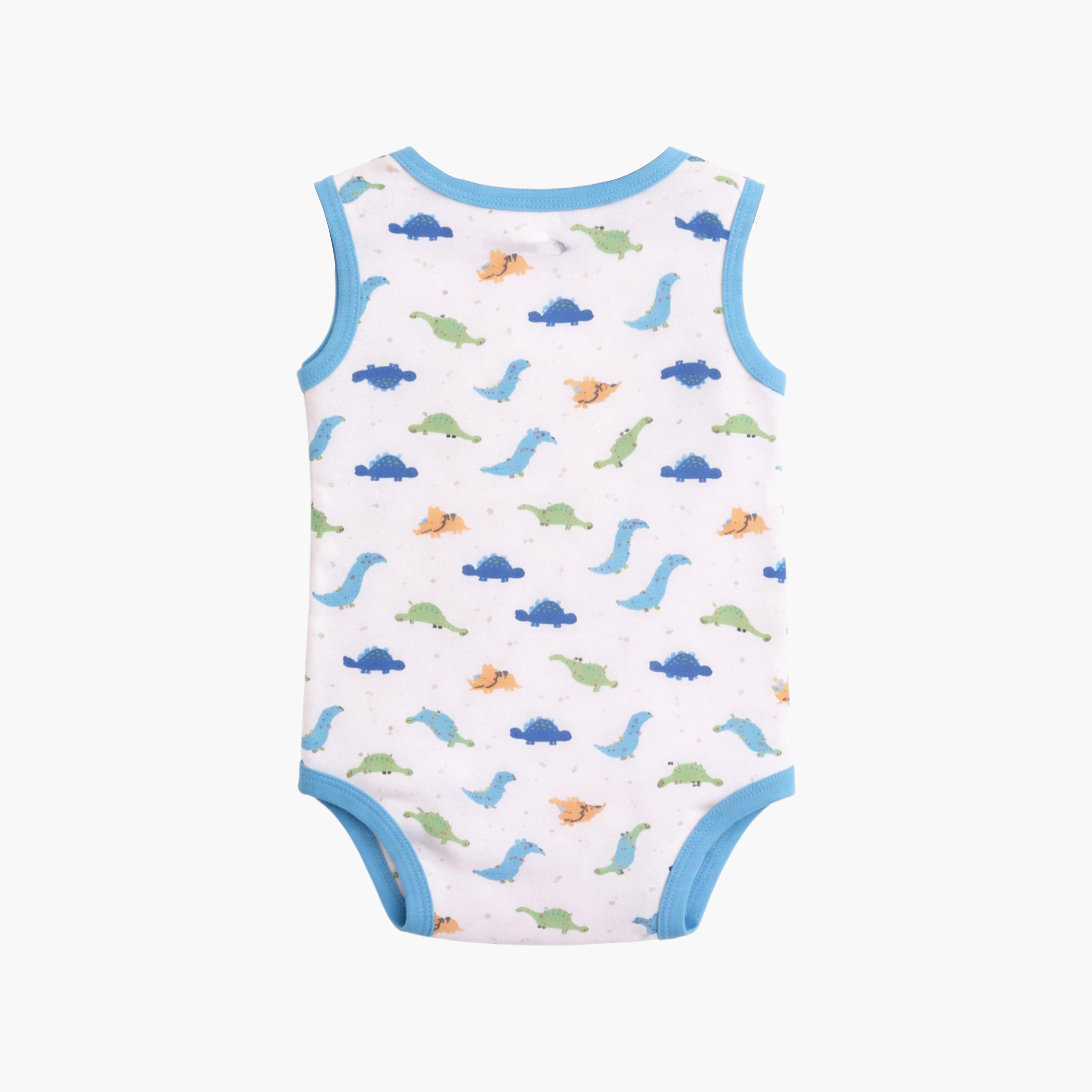 Victor and Jane 3-Piece Sleeveless Dino Printed Bodysuit-baby-boys-clothing-bodysuits-image-8