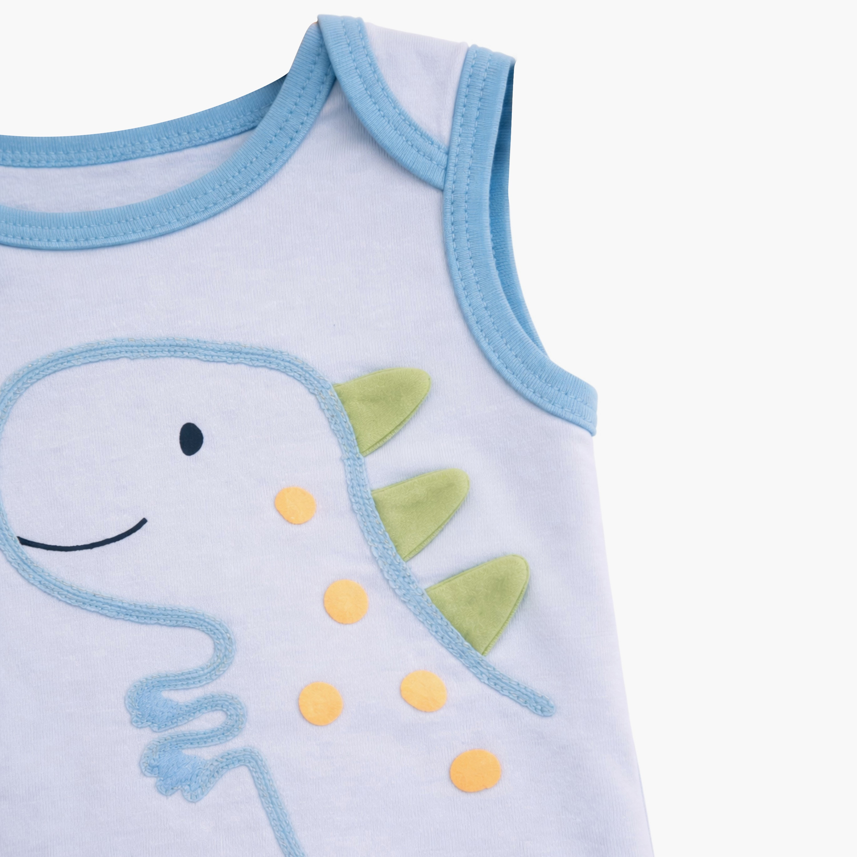 Victor and Jane 3-Piece Sleeveless Dino Printed Bodysuit-baby-boys-clothing-bodysuits-image-9