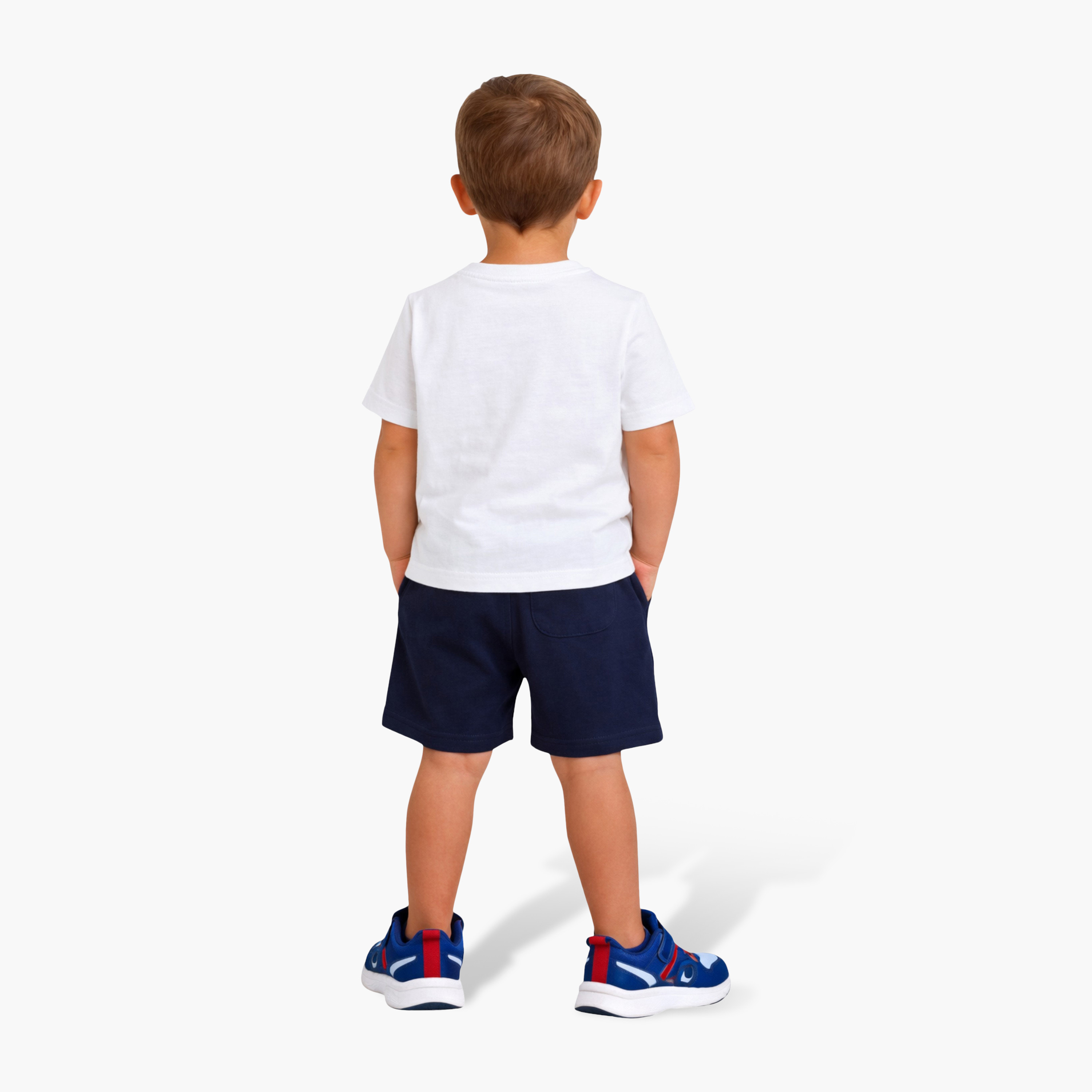 Victor and Jane Crab Printed Round Neck T-Shirt and Shorts Set-boys-clothing-setsandcoords-image-2