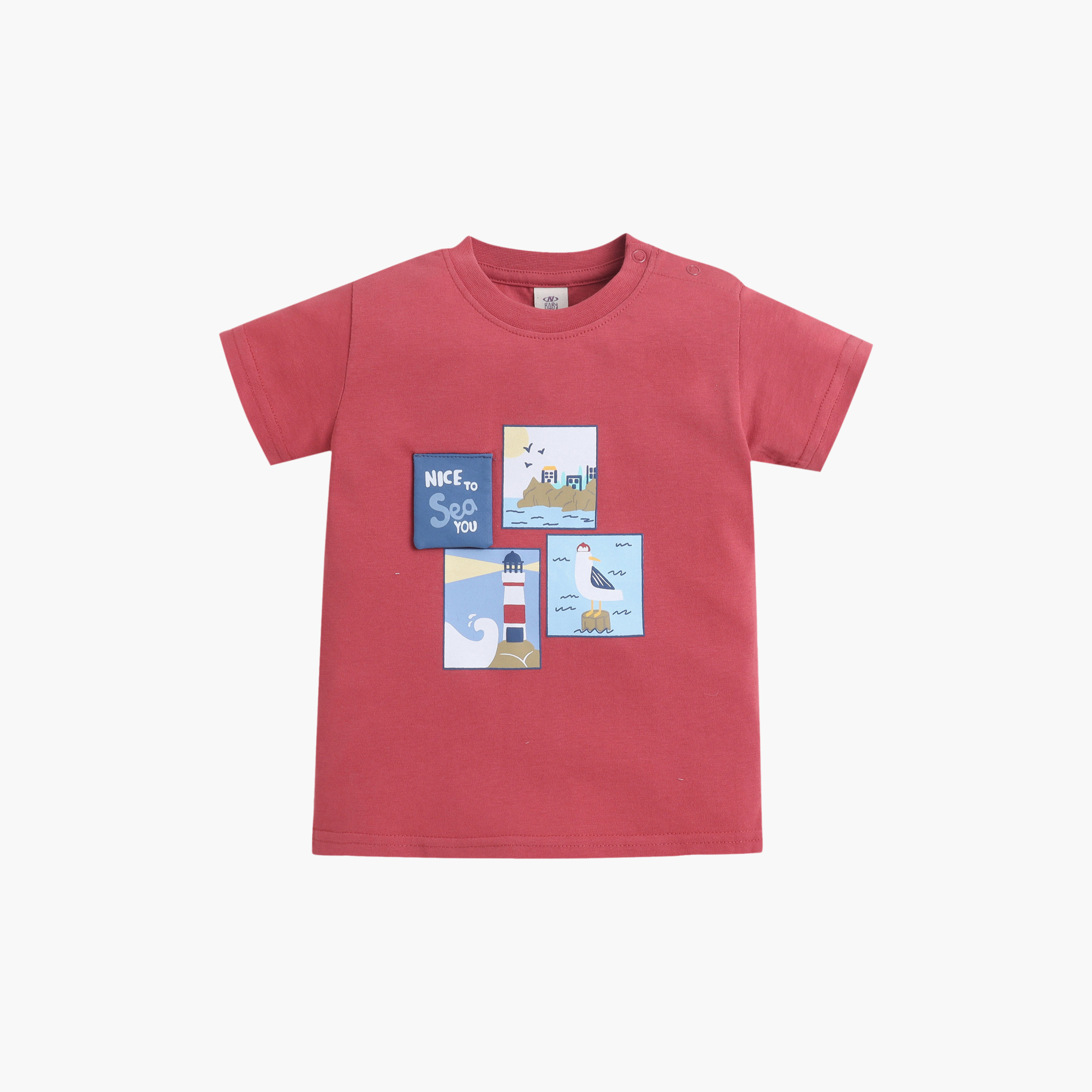 Victor and Jane Interactive Flip-Graphic Tee & Shorts Set-baby-boys-clothing-nightwear-pyjamasets-image-3