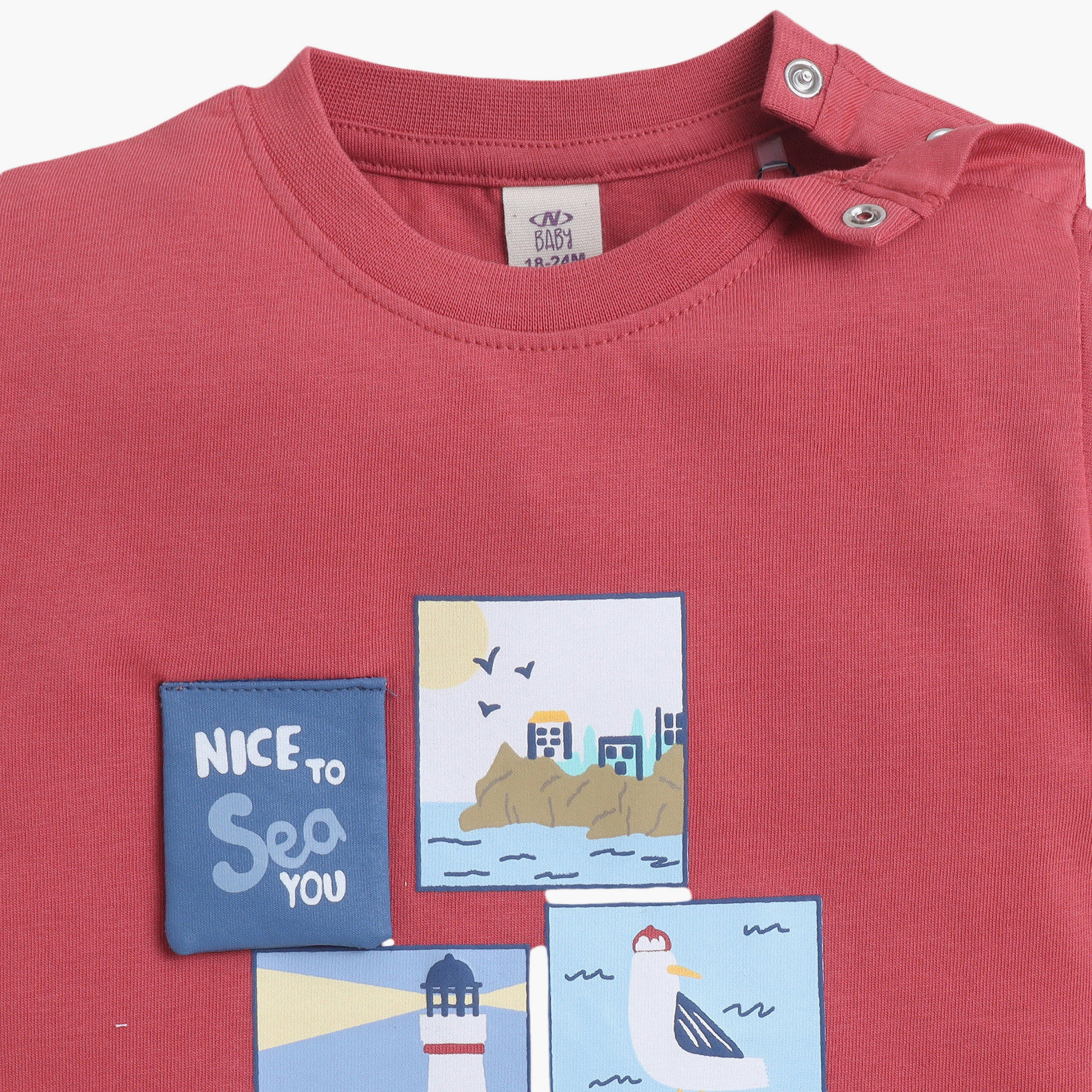 Victor and Jane Interactive Flip-Graphic Tee & Shorts Set-baby-boys-clothing-nightwear-pyjamasets-image-5