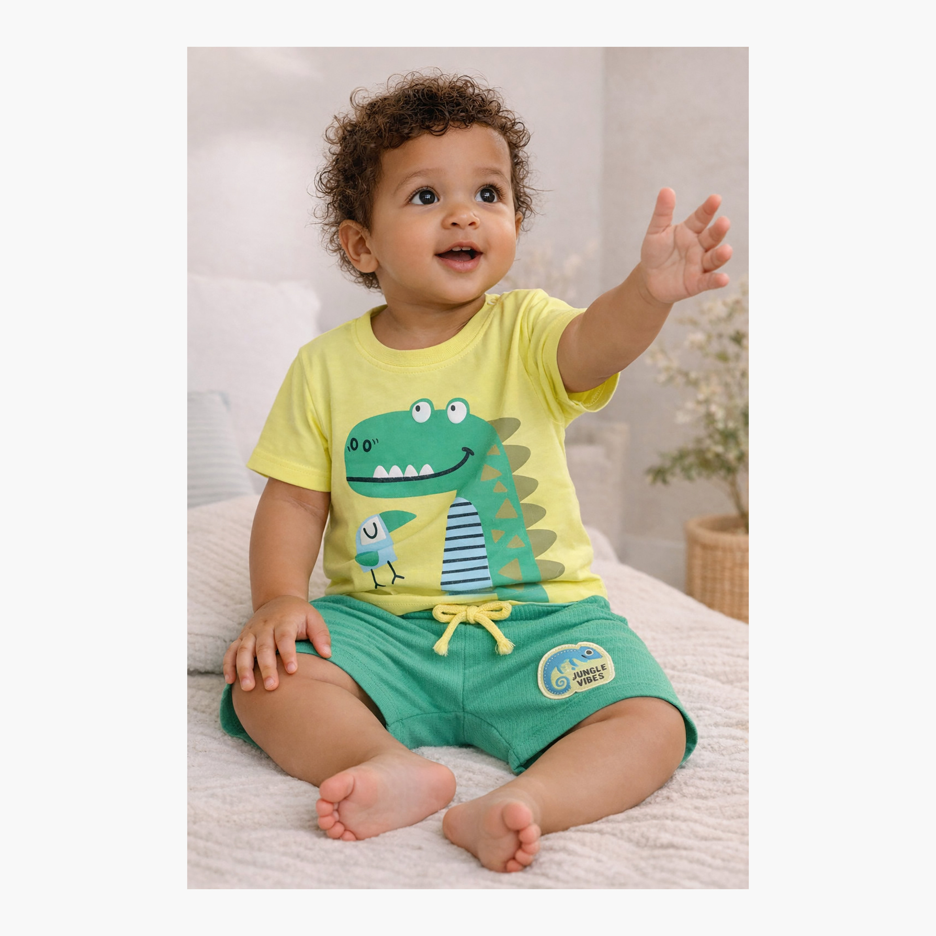 Victor and Jane Crocodile Graphic T-Shirt & Drawstring Shorts Set-boys-clothing-setsandcoords-image-4