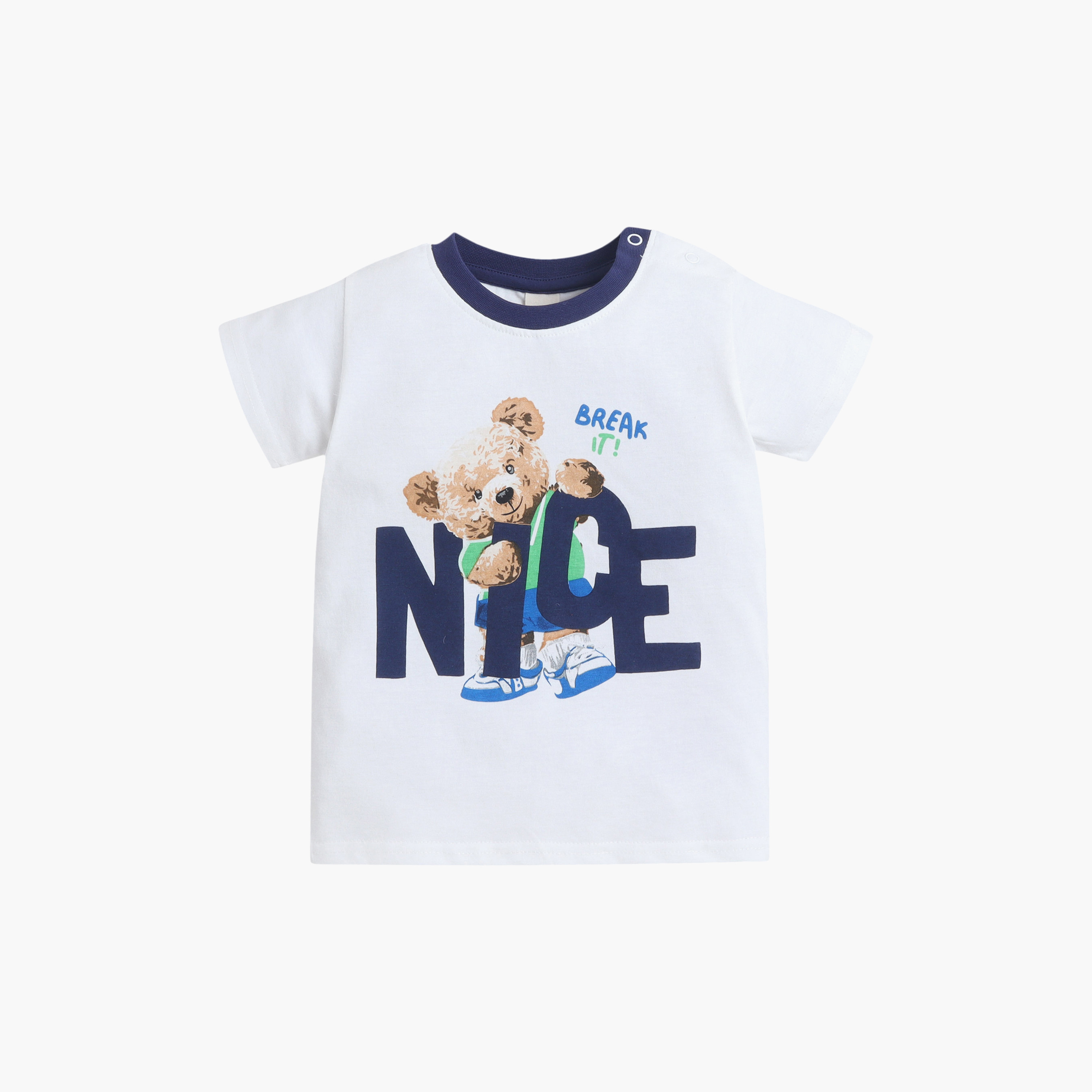Victor and Jane Nice Graphic T-Shirt & Shorts Set-boys-clothing-setsandcoords-image-2