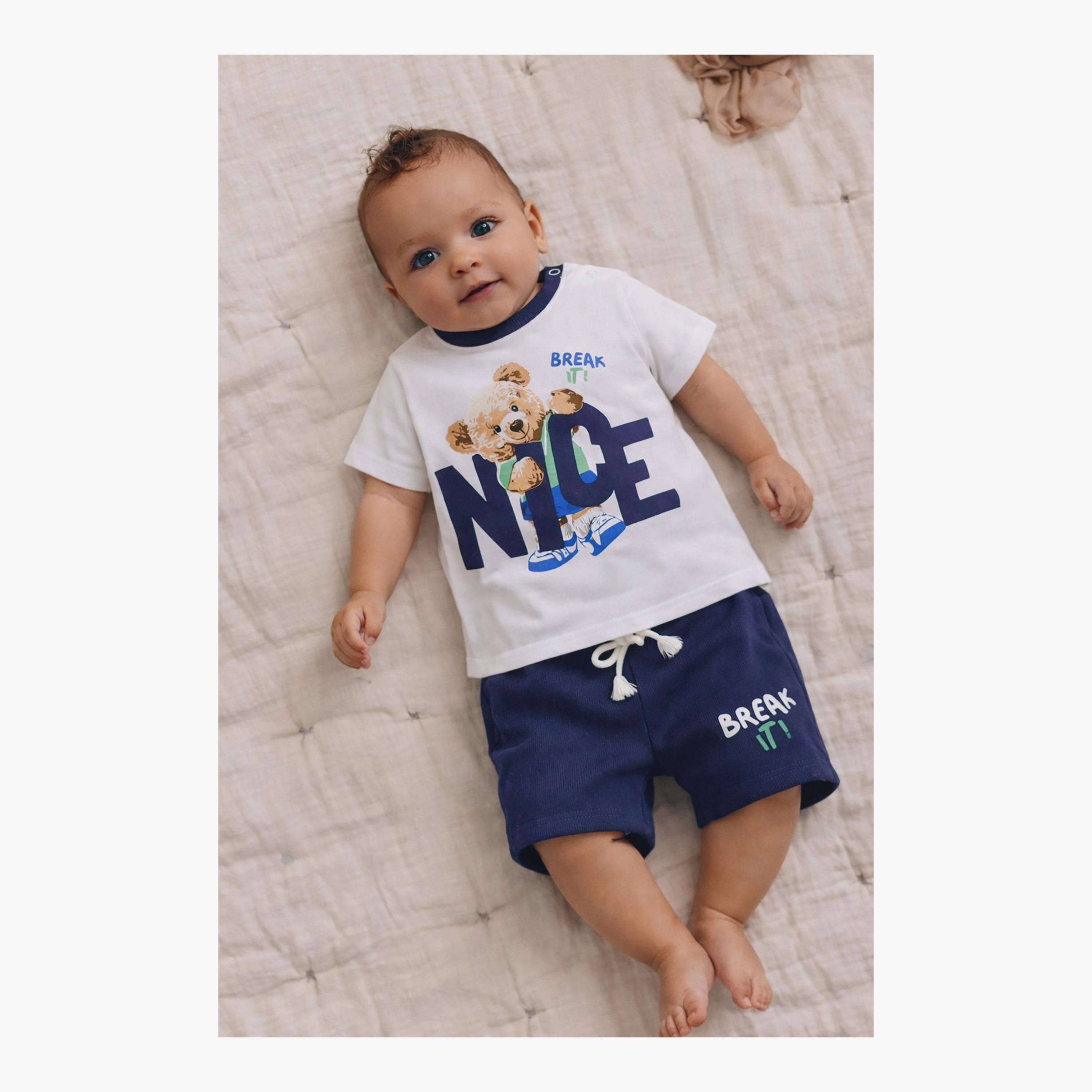 Victor and Jane Nice Graphic T-Shirt & Shorts Set-boys-clothing-setsandcoords-image-5