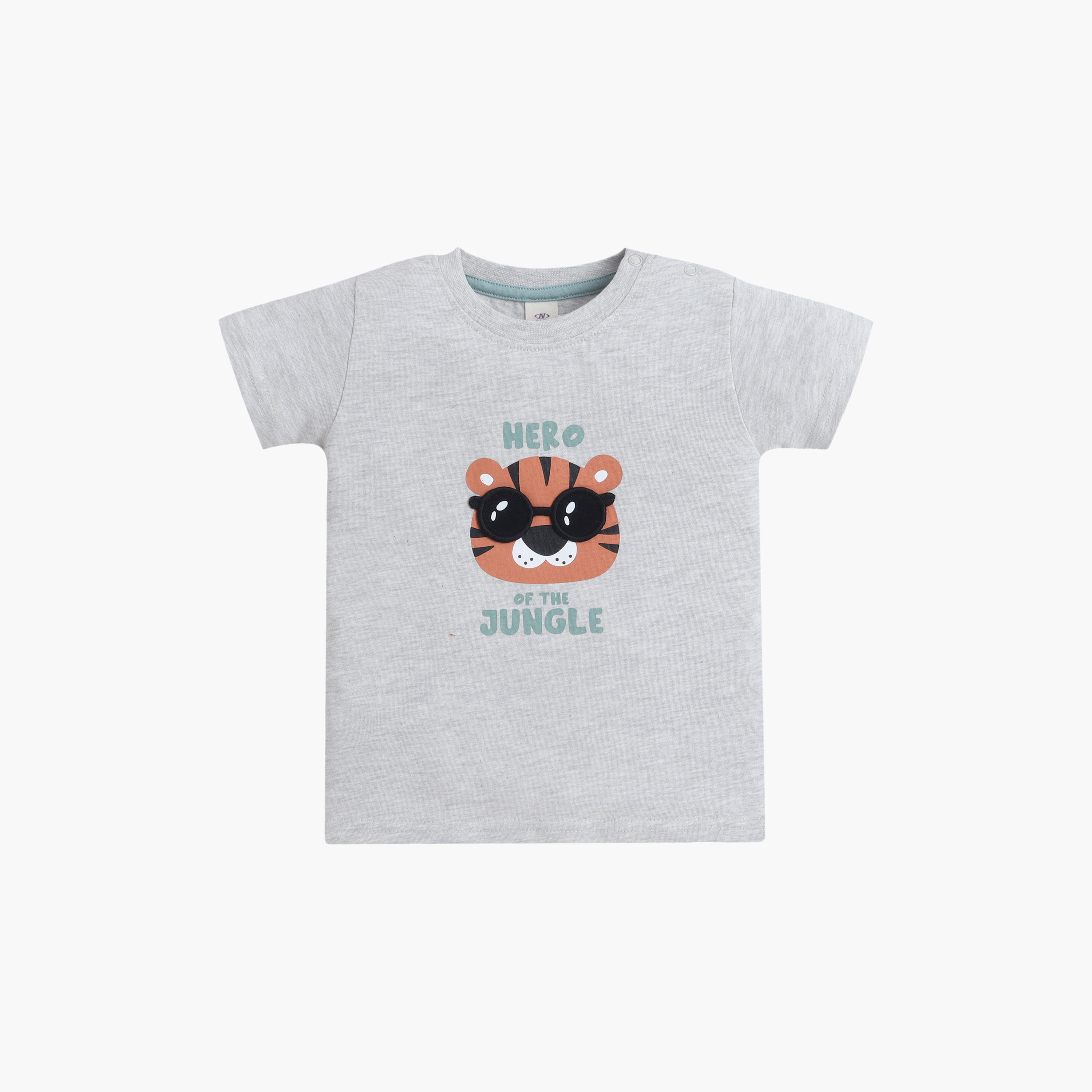 طقم تي شيرت برسومات "بطل الغابة" وشورت من فيكتور آند جين-boys-clothing-setsandcoords-image-2