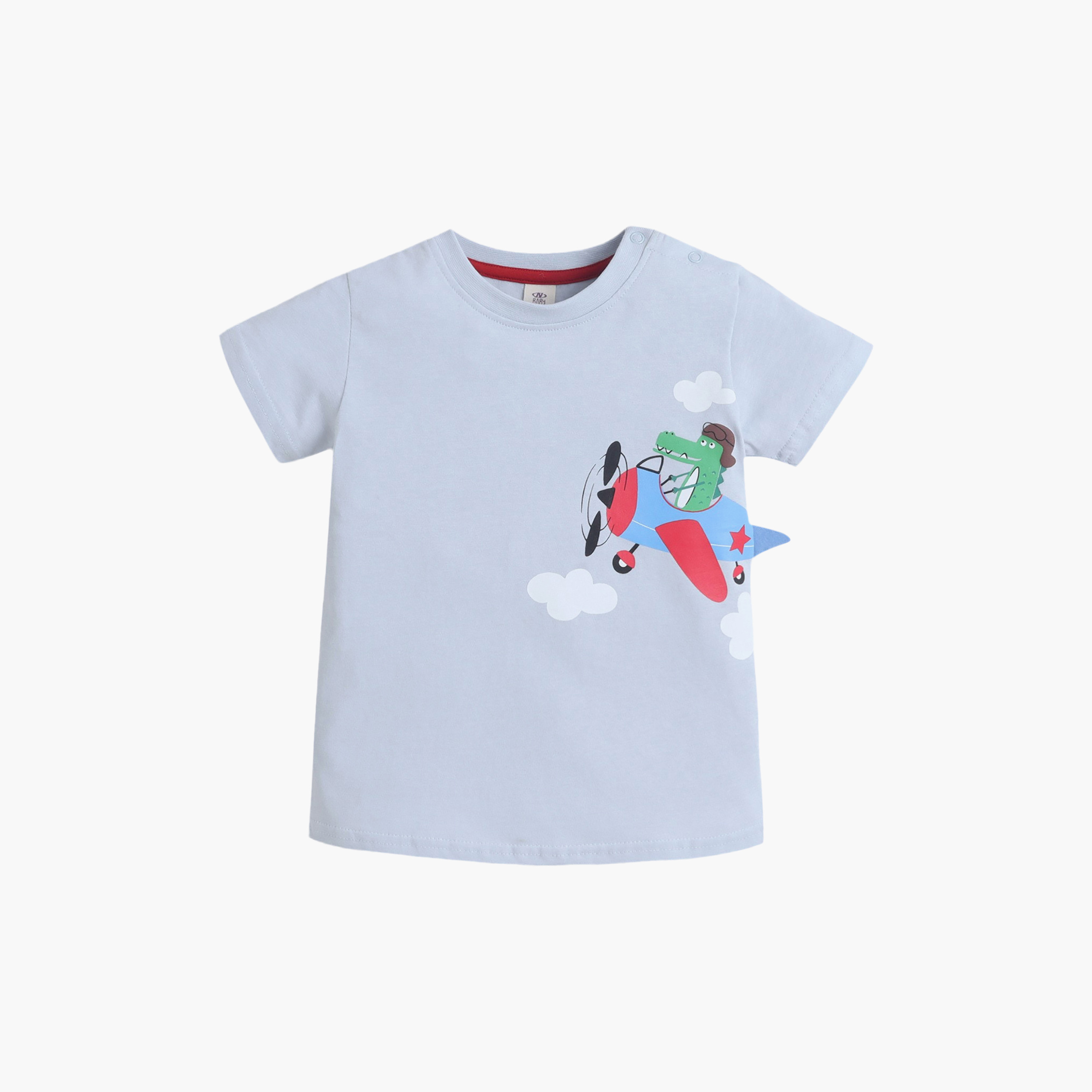 Victor and Jane Aeroplane Graphic T-Shirt & Drawstring Shorts Set-boys-clothing-setsandcoords-image-2