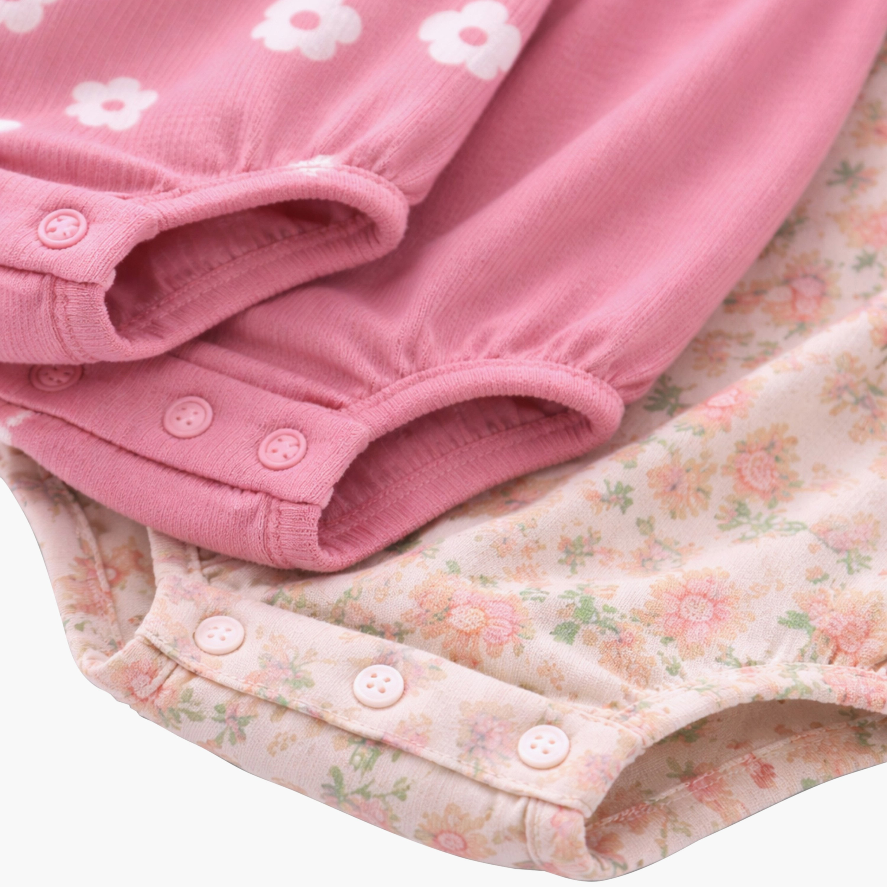رومبير بدون أكمام بطبعة زهور مكون من 3 قطع من فيكتور آند جين-baby-girls-clothing-rompers-image-2
