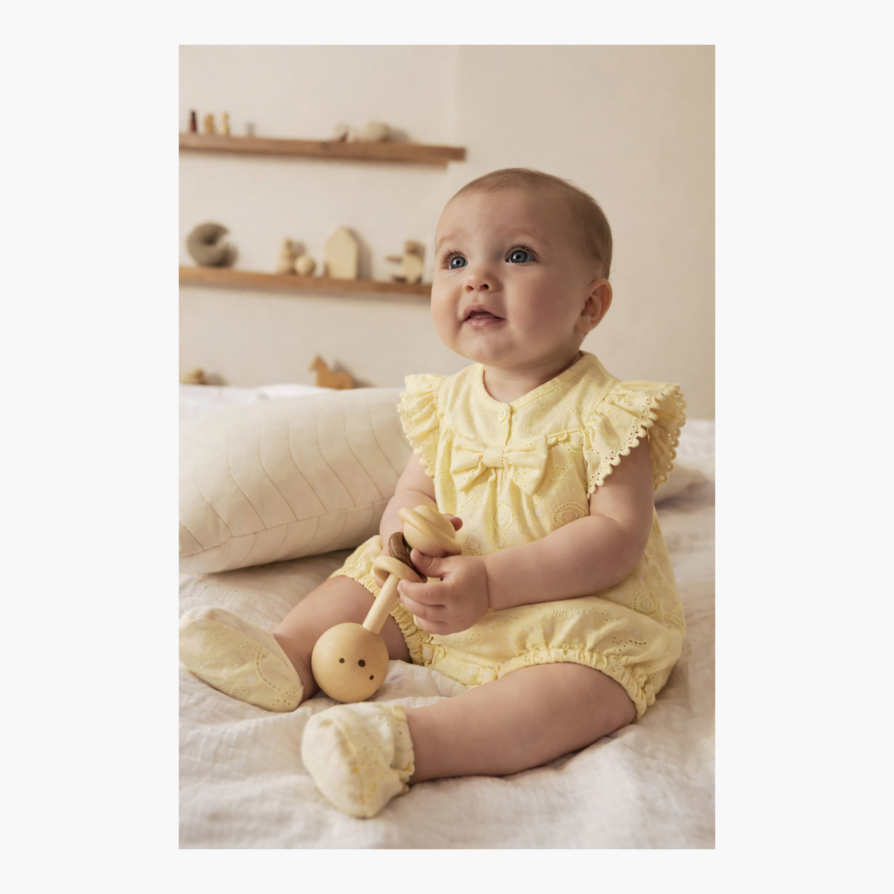 Victor and Jane Heart Eyelet Cotton Romper & Headband with Sunglasses Set-baby-girls-clothing-rompers-image-3
