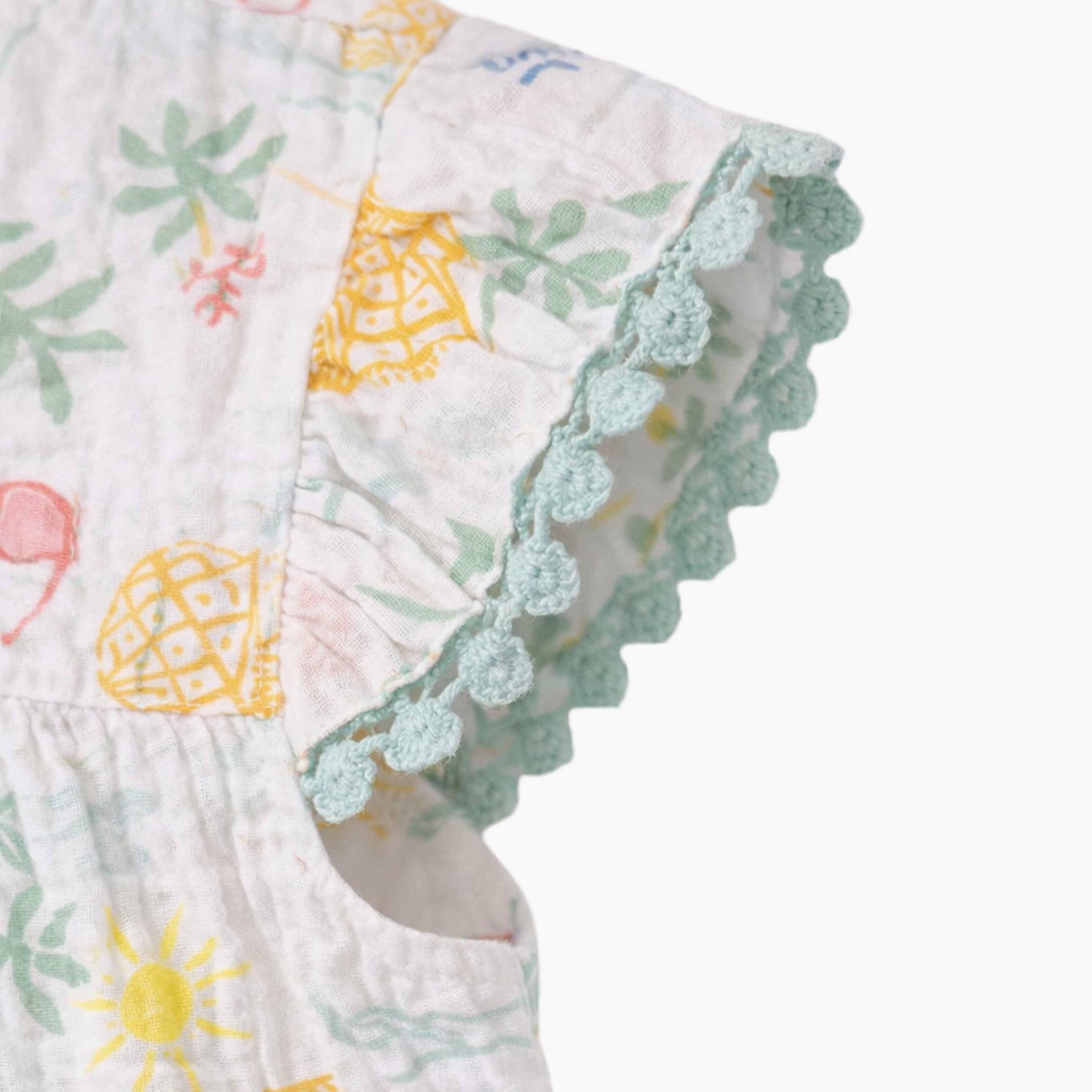 Victor and Jane Printed Flutter Sleeves Top & Ruffle Shorts Set-girls-clothing-setsandcoords-image-5