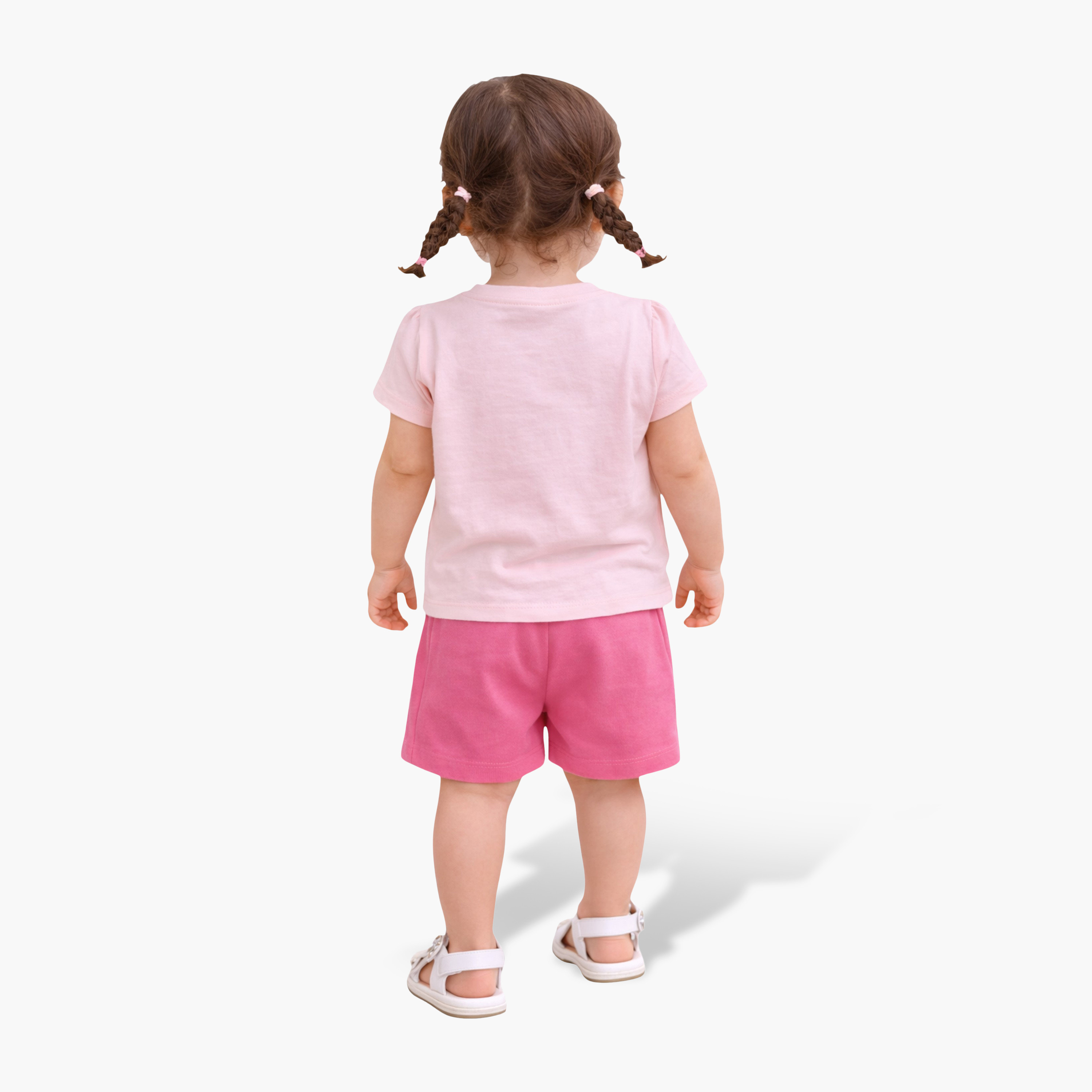 Victor and Jane Floral Graphic T-Shirt & Shorts Set-girls-clothing-setsandcoords-image-2