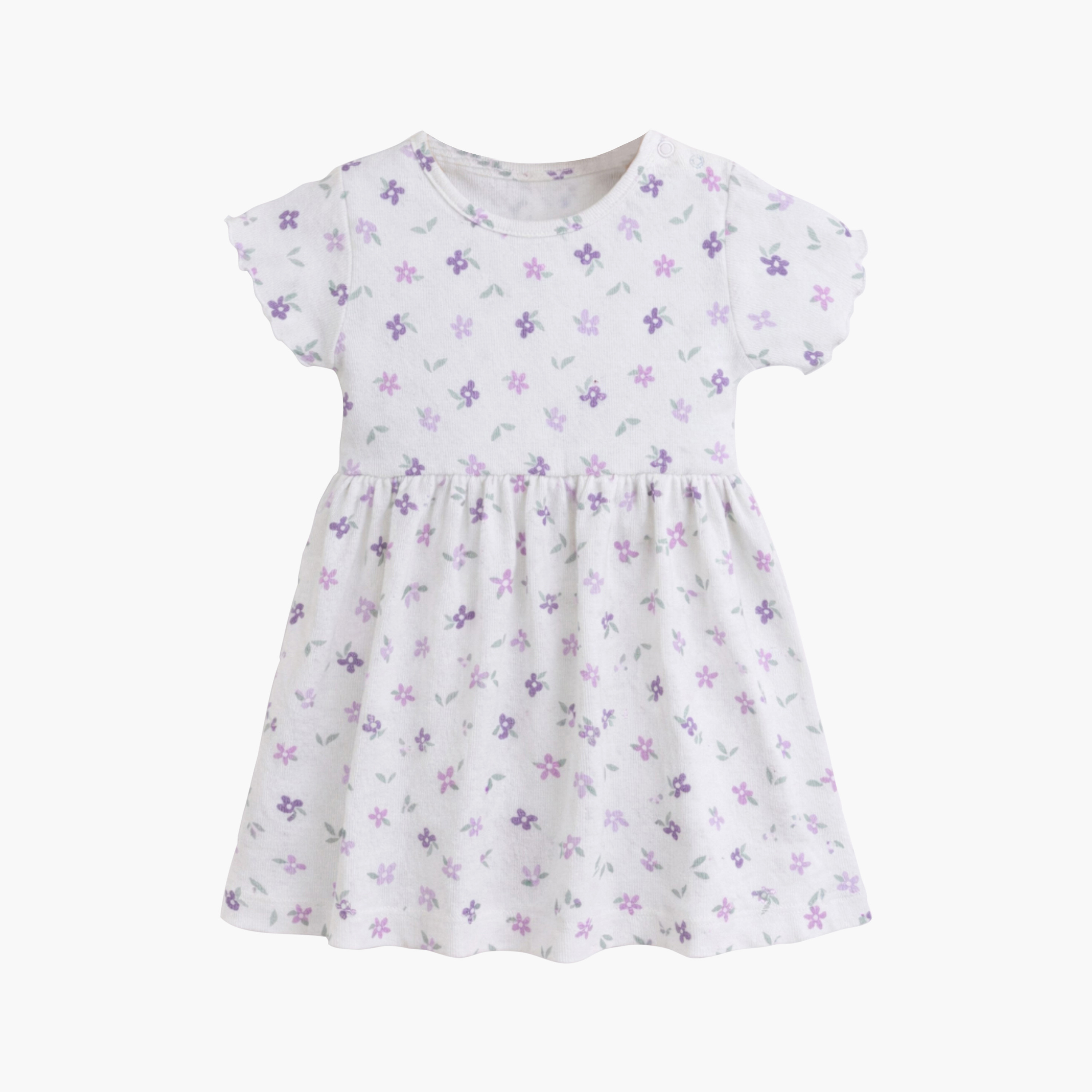 طقم فستان بطبعة زهور وتصميم مخطط قطعتين من فيكتور آند جين-baby-girls-clothing-dressesandjumpsuits-image-2