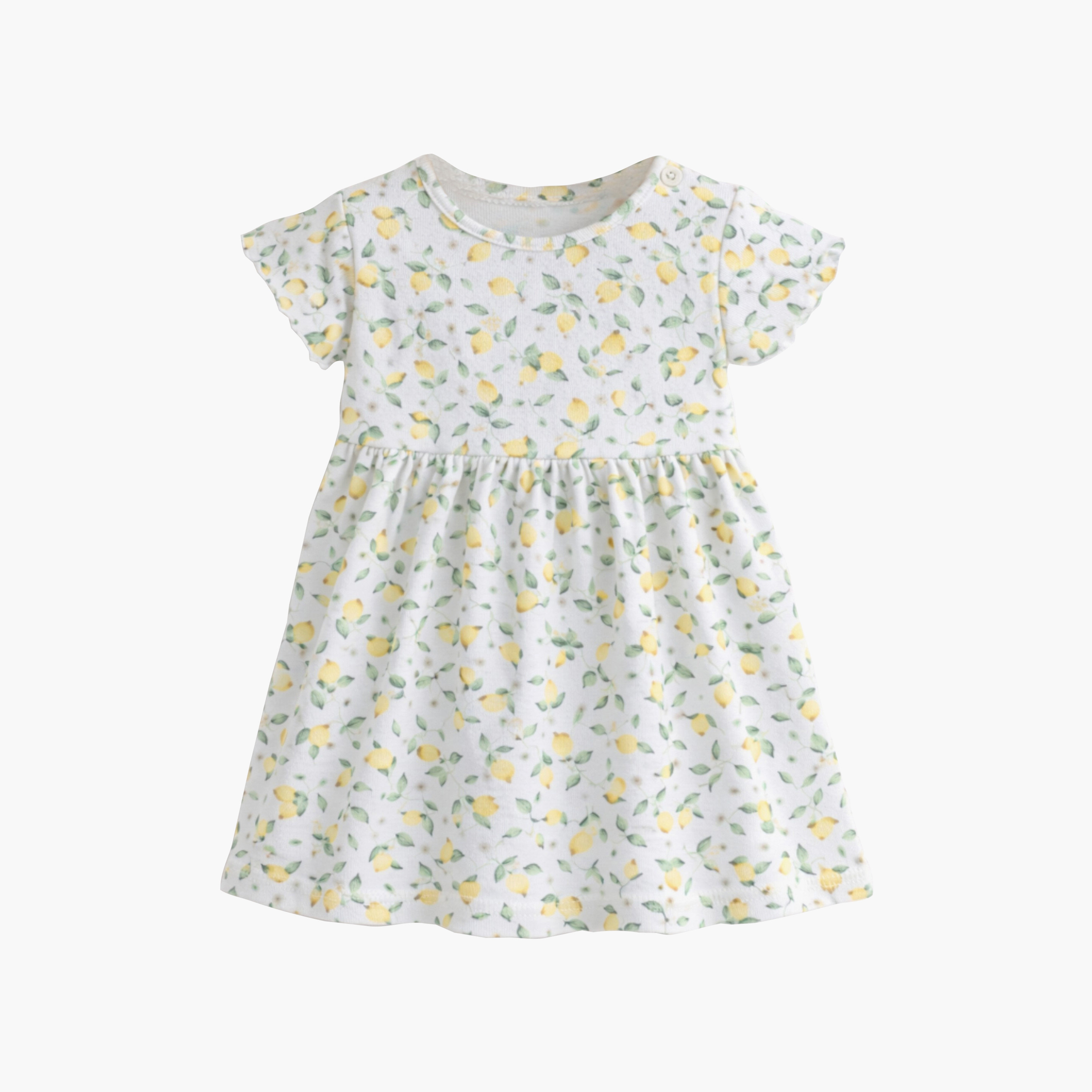Victor and Jane 2-Piece Daisy Floral & Cream Striped Dress Set-baby-girls-clothing-dressesandjumpsuits-image-2