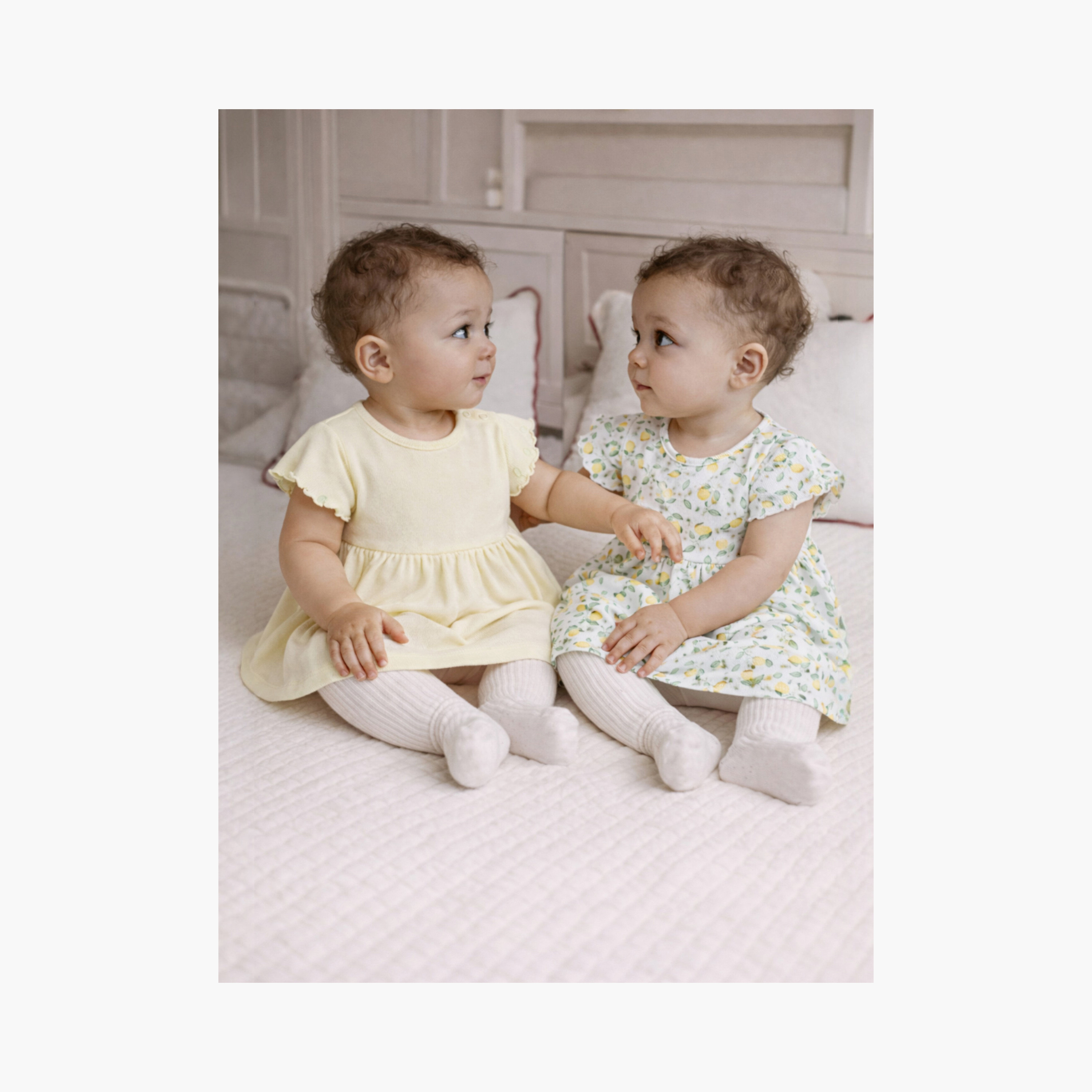 Victor and Jane 2-Piece Daisy Floral & Cream Striped Dress Set-baby-girls-clothing-dressesandjumpsuits-image-4