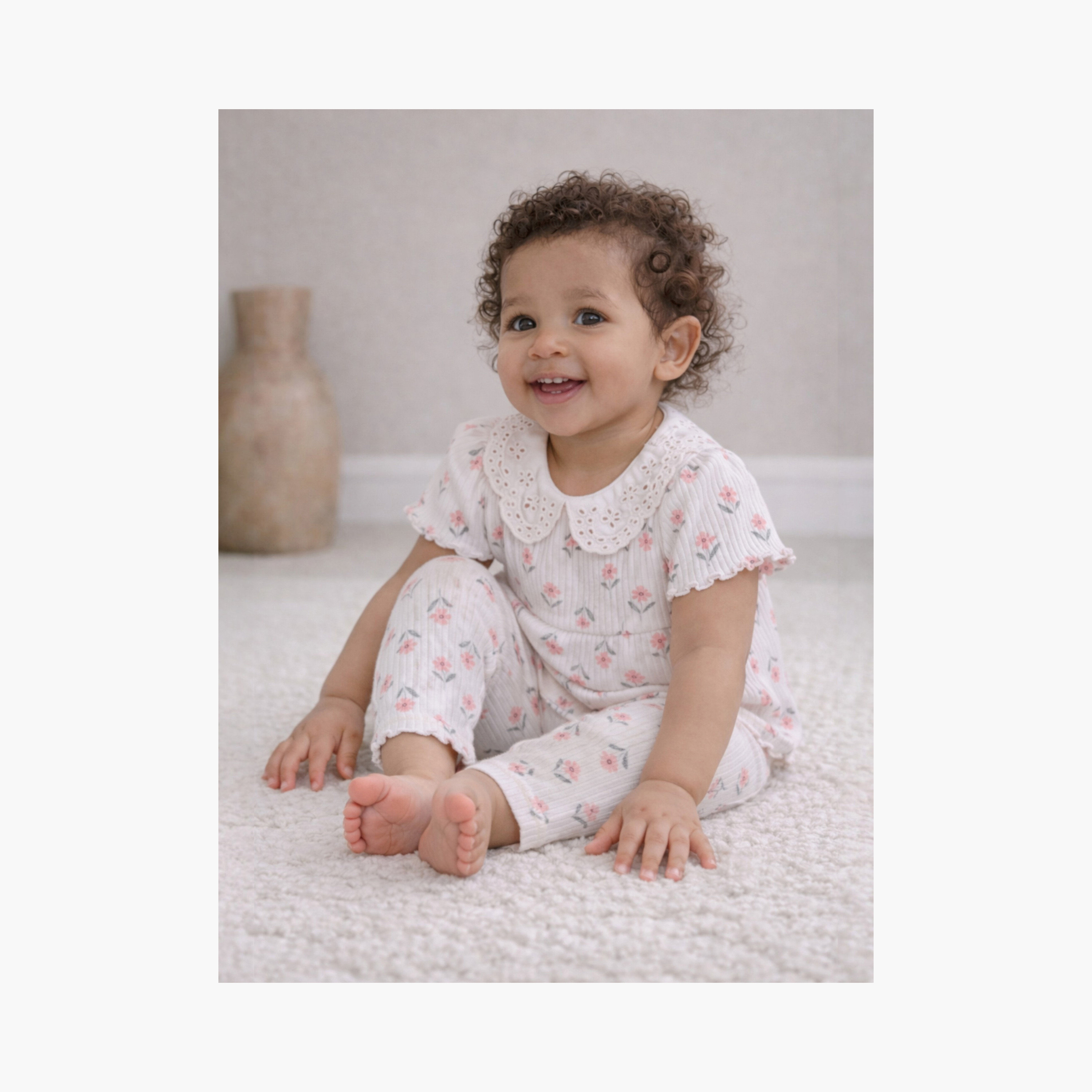 Victor and Jane 2-Piece Printed Short Sleeves T-Shirt with 2-Piece Leggings Set-girls-clothing-setsandcoords-image-5