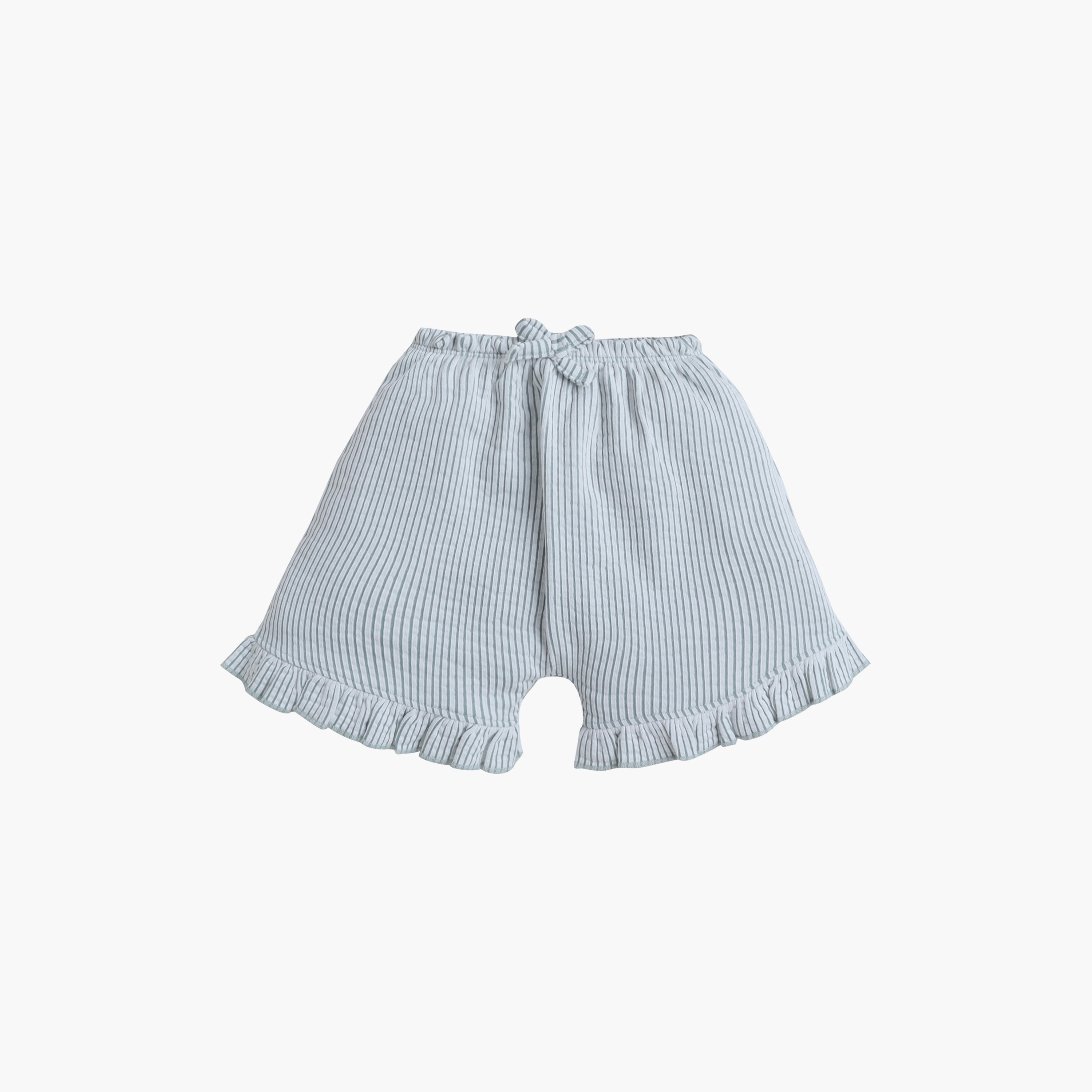 Victor and Jane Ruffle Sleeve Stripe Top & Shorts Set-baby-girls-clothing-setsandcoords-image-3