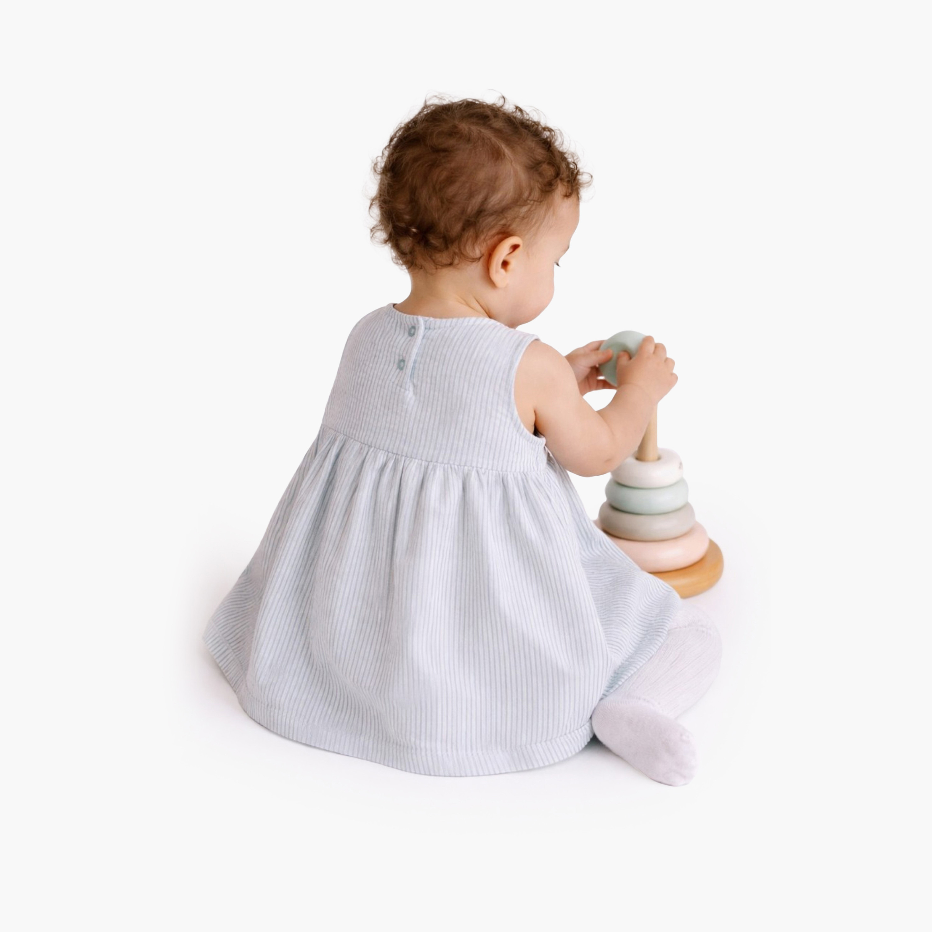 Victor and Jane Sleeveless Stripe Dress with Bow-baby-girls-clothing-dressesandjumpsuits-image-5