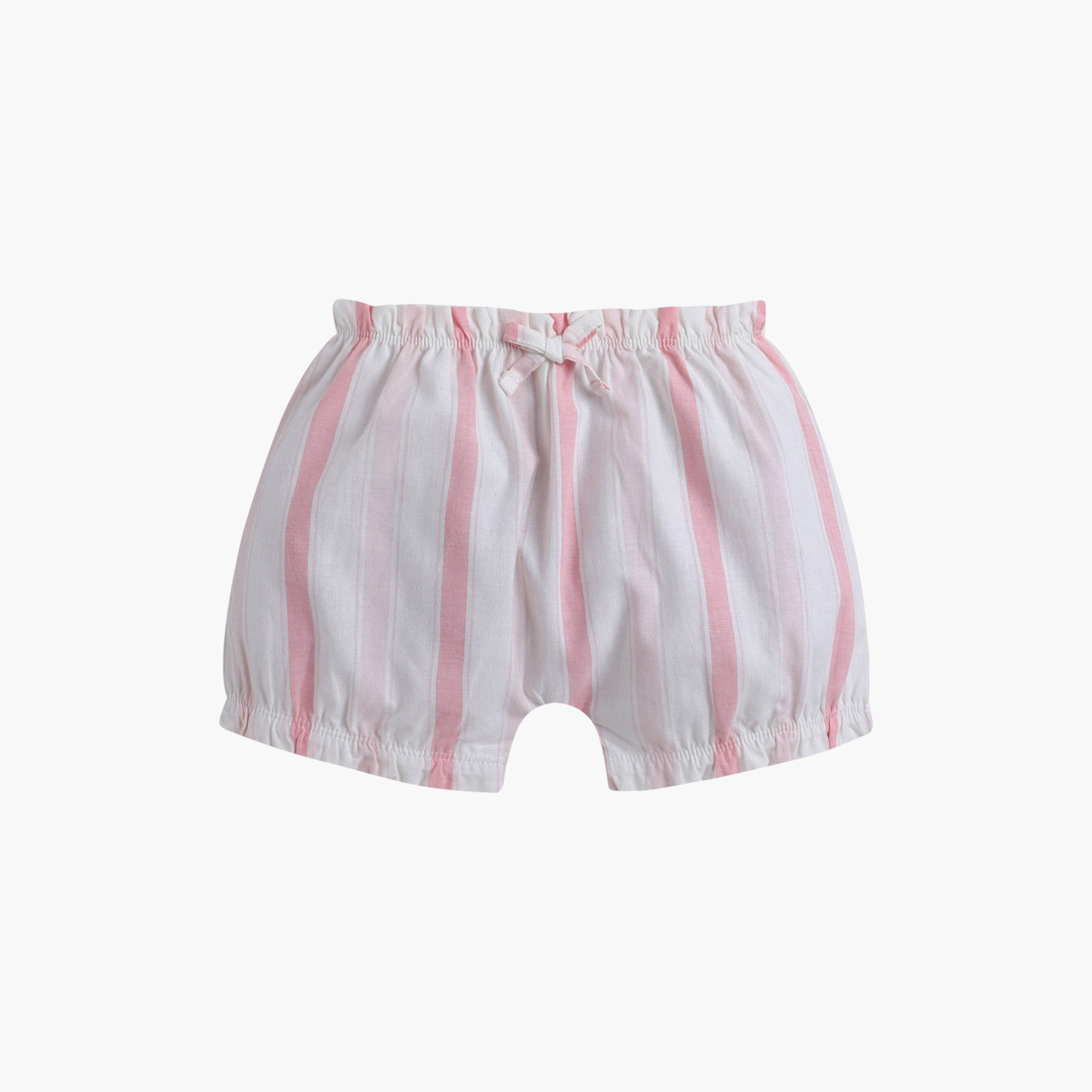 Victor and Jane Sleeveless Floral Top & Stripe Shorts Set-baby-girls-clothing-setsandcoords-image-6