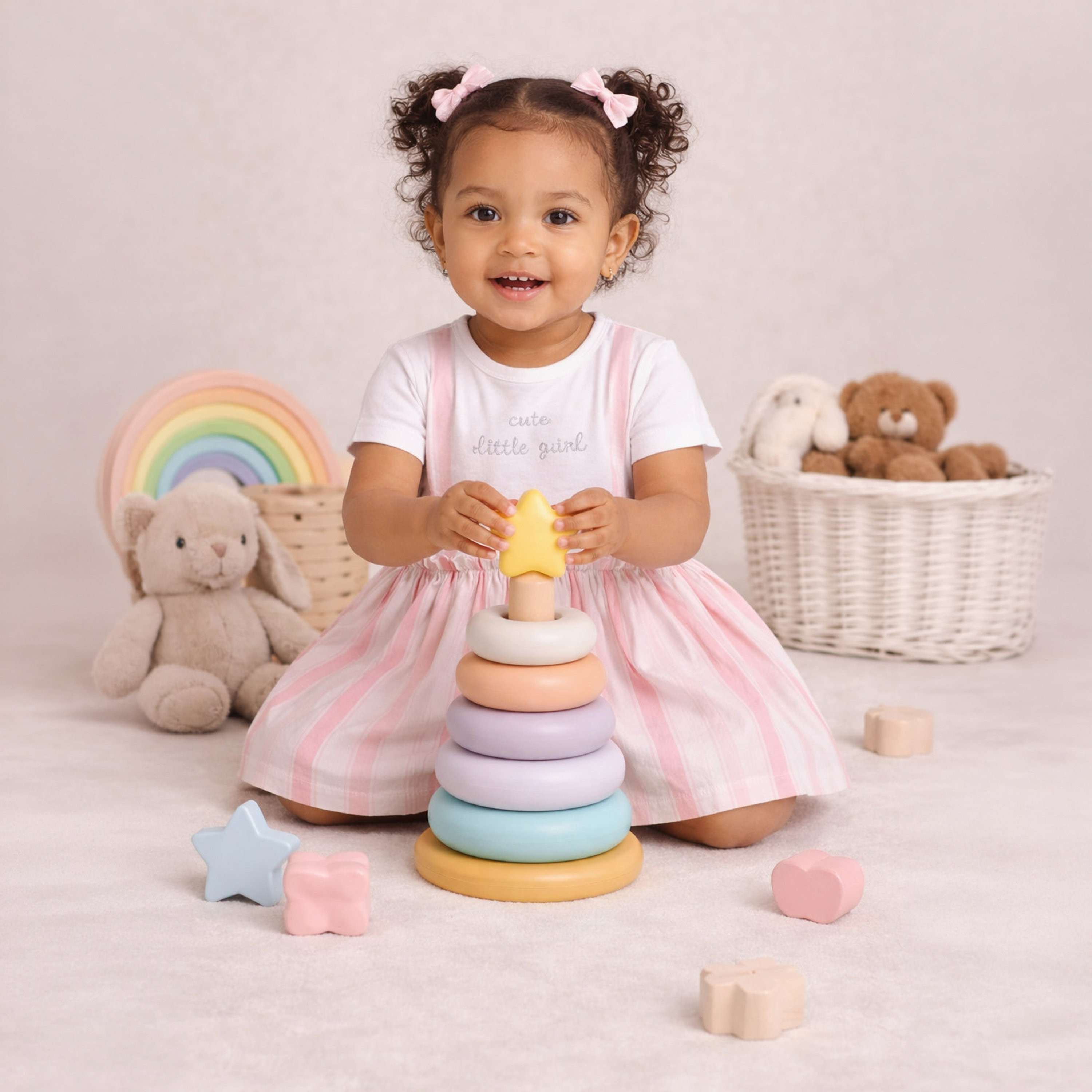 Victor and Jane Short Sleeves Stripped Dress-baby-girls-clothing-dressesandjumpsuits-image-3