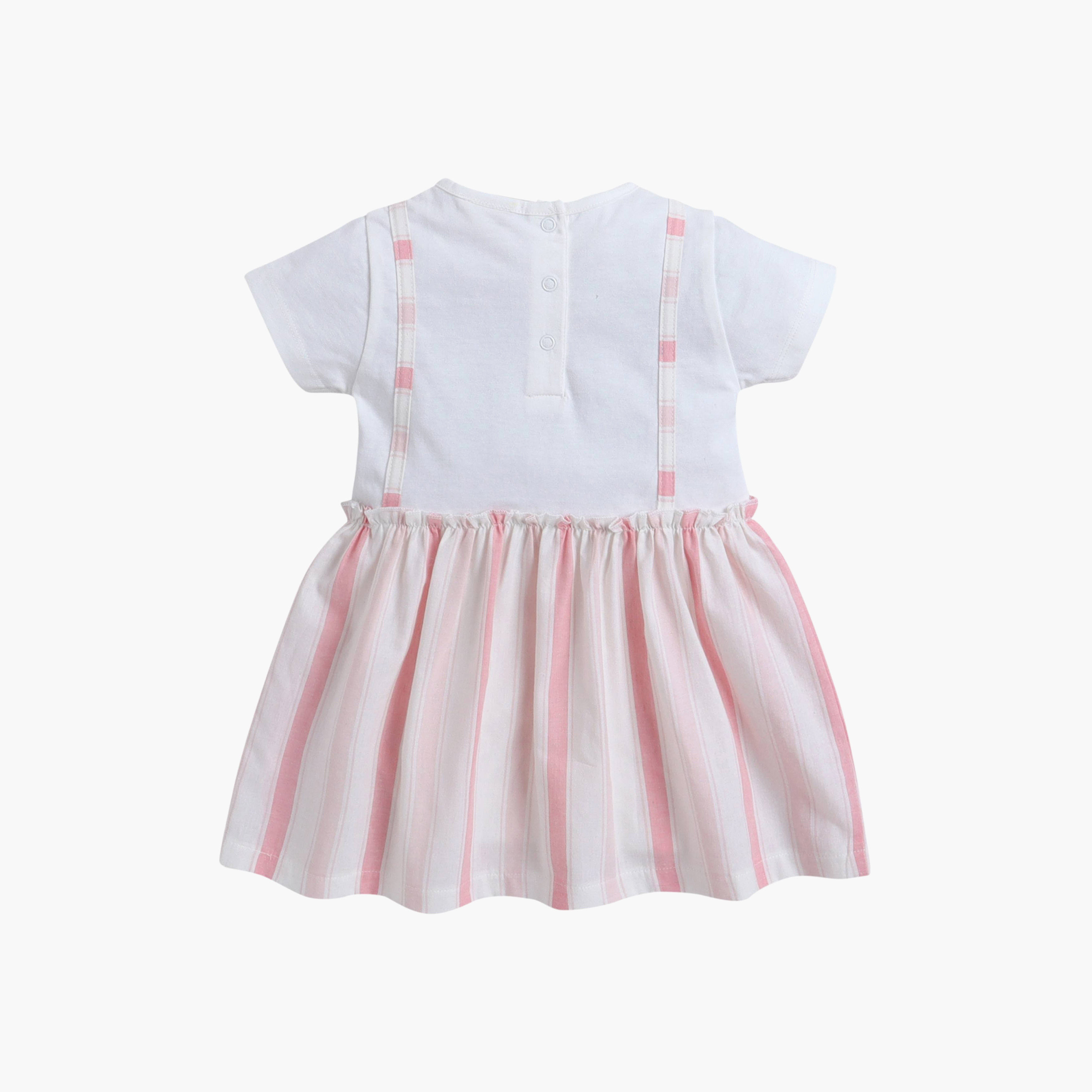 فستان مقلم بأكمام قصيرة من فيكتور آند جين-baby-girls-clothing-dressesandjumpsuits-image-5