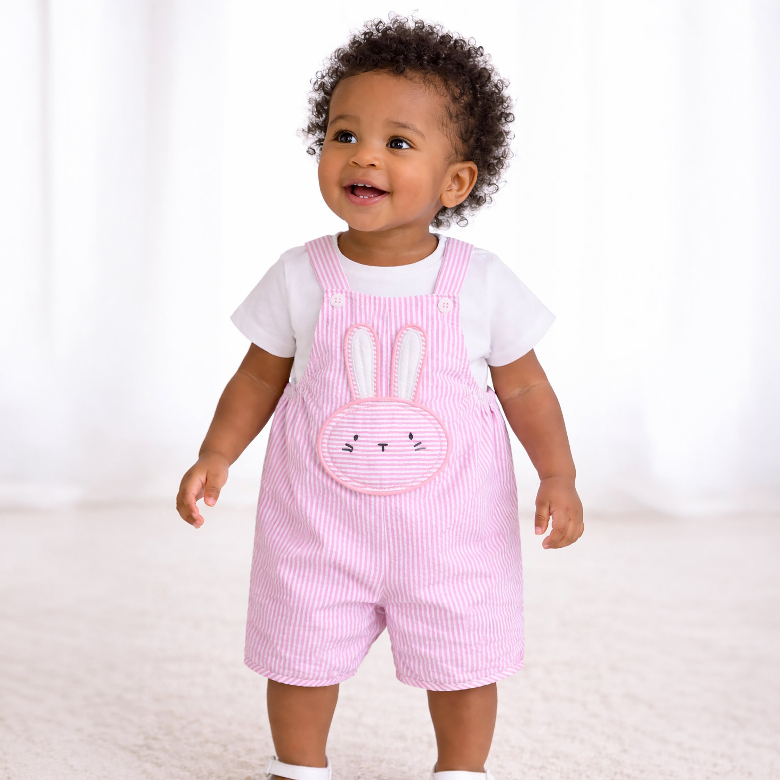 طقم سالوبيت (دنغري) مخطط وبدون أكمام مع بودي سويت من فيكتور آند جين-baby-girls-clothing-setsandcoords-image-2
