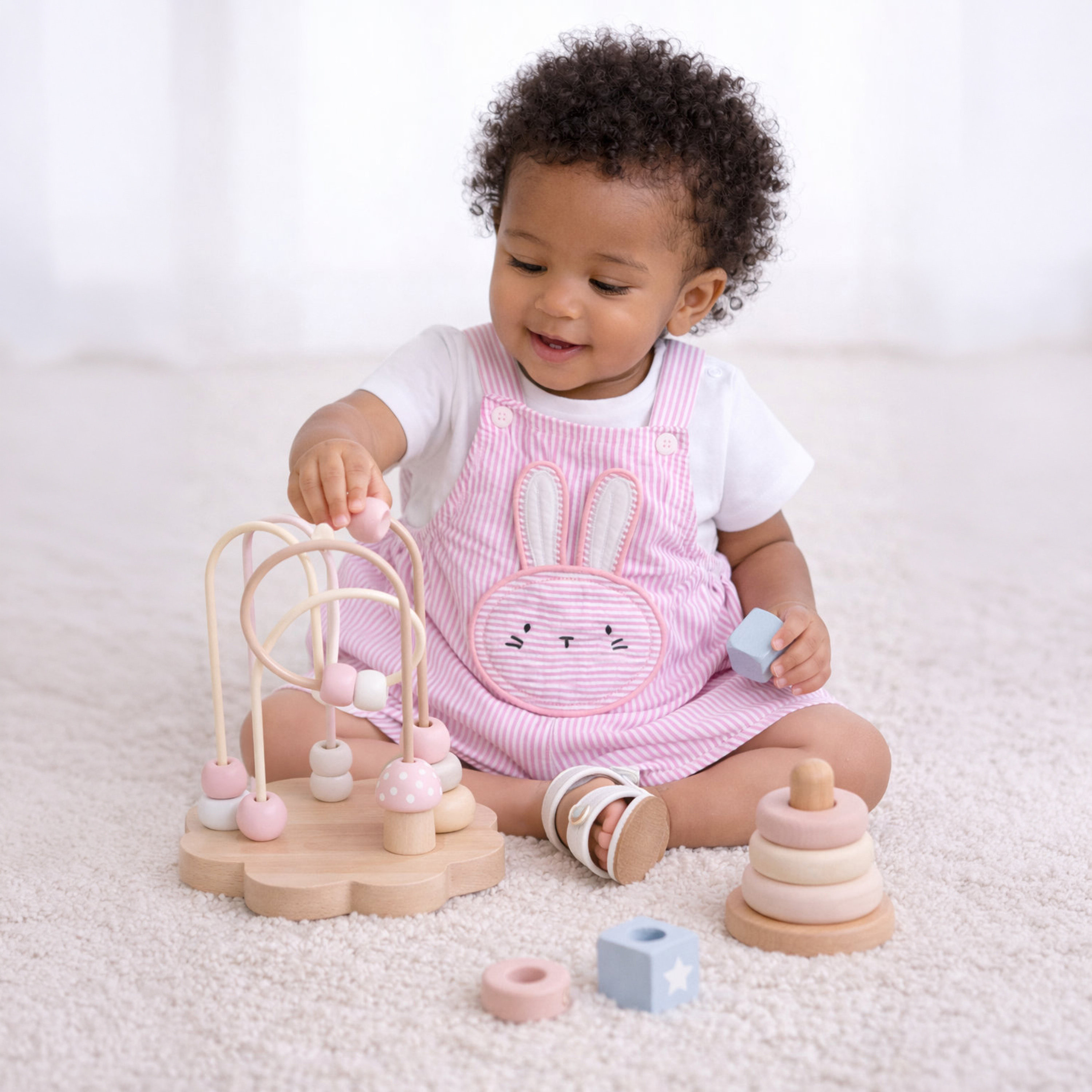 طقم سالوبيت (دنغري) مخطط وبدون أكمام مع بودي سويت من فيكتور آند جين-baby-girls-clothing-setsandcoords-image-4