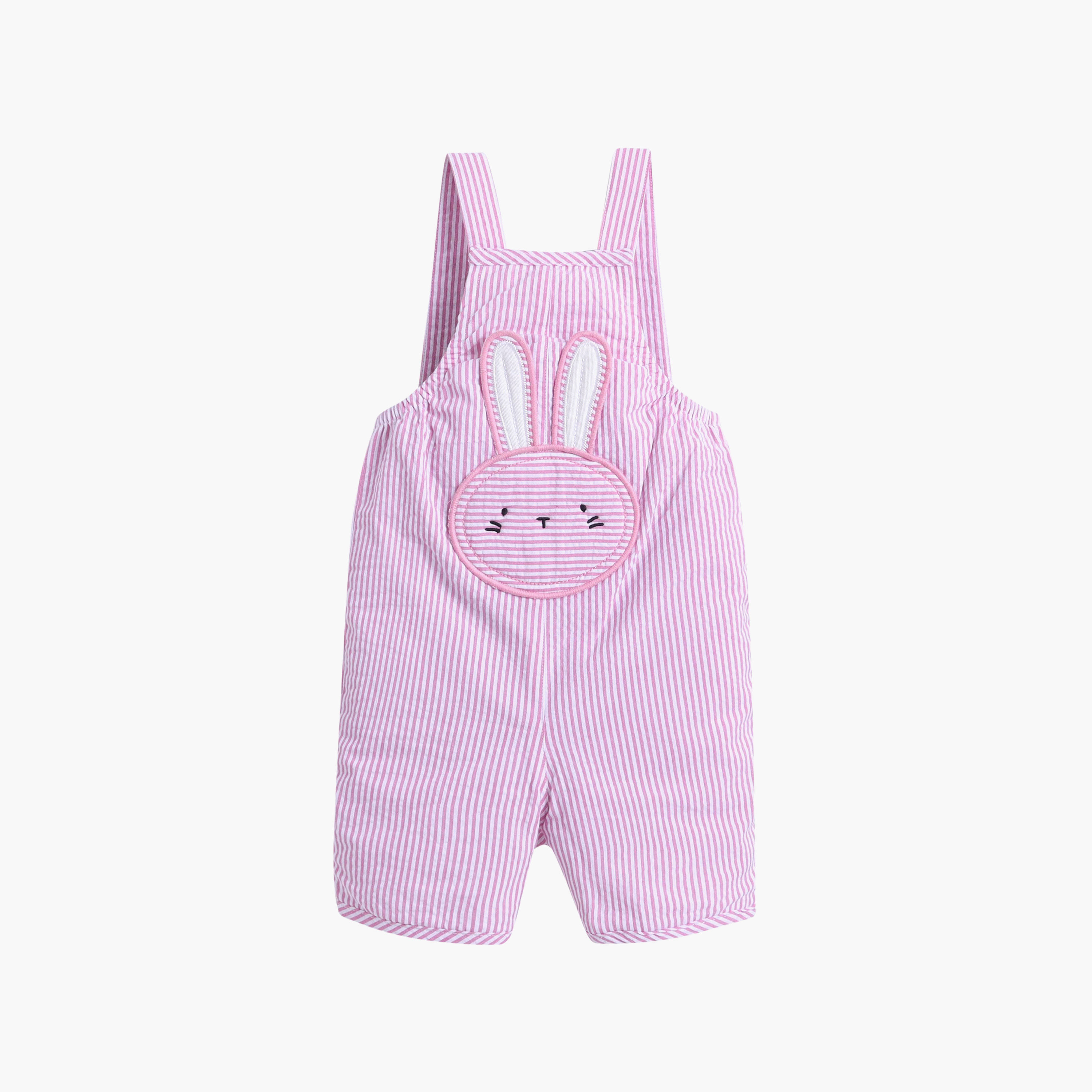 طقم سالوبيت (دنغري) مخطط وبدون أكمام مع بودي سويت من فيكتور آند جين-baby-girls-clothing-setsandcoords-image-5