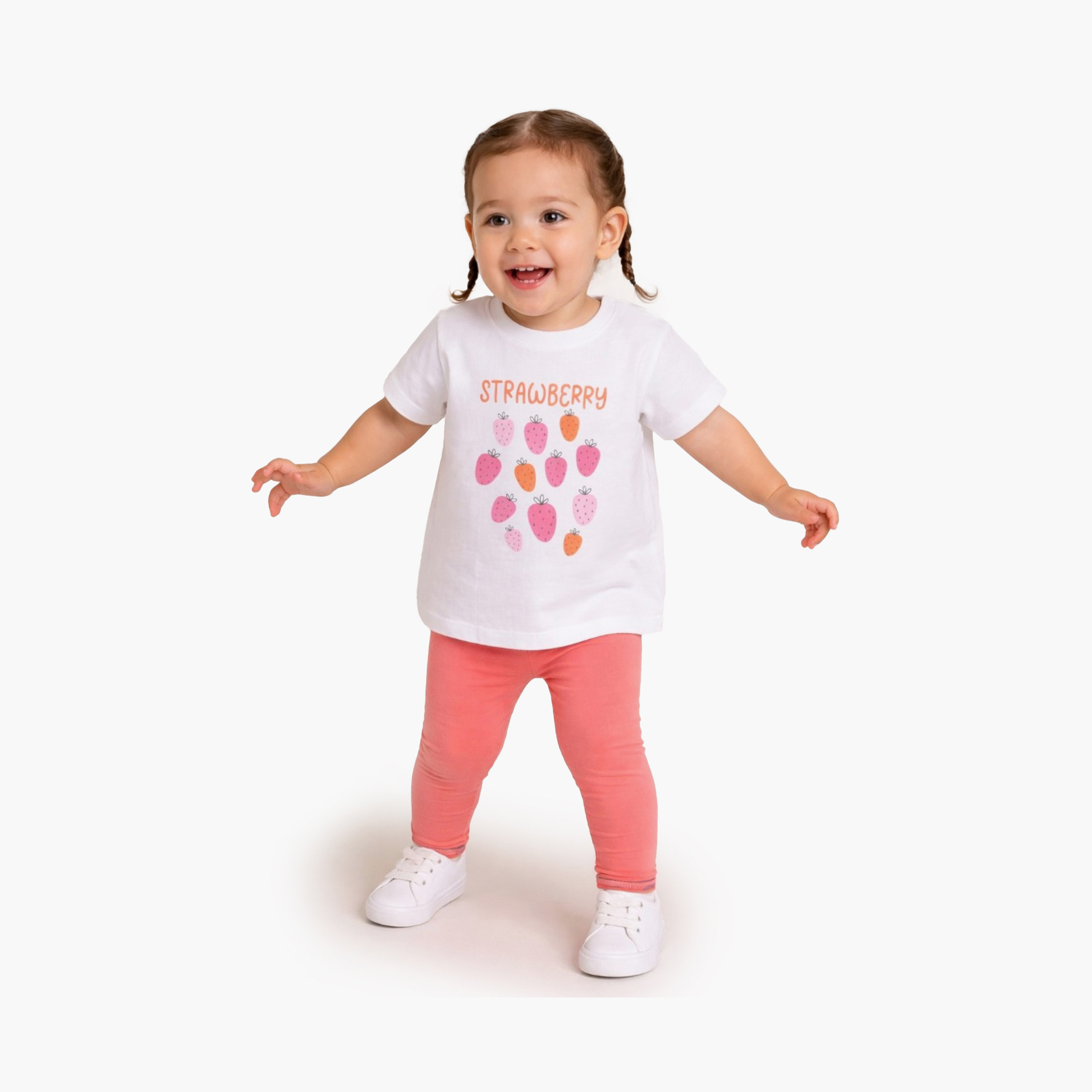 Victor and Jane 4-Piece Printed T-Shirt & Leggings Set-baby-girls-clothing-setsandcoords-image-13