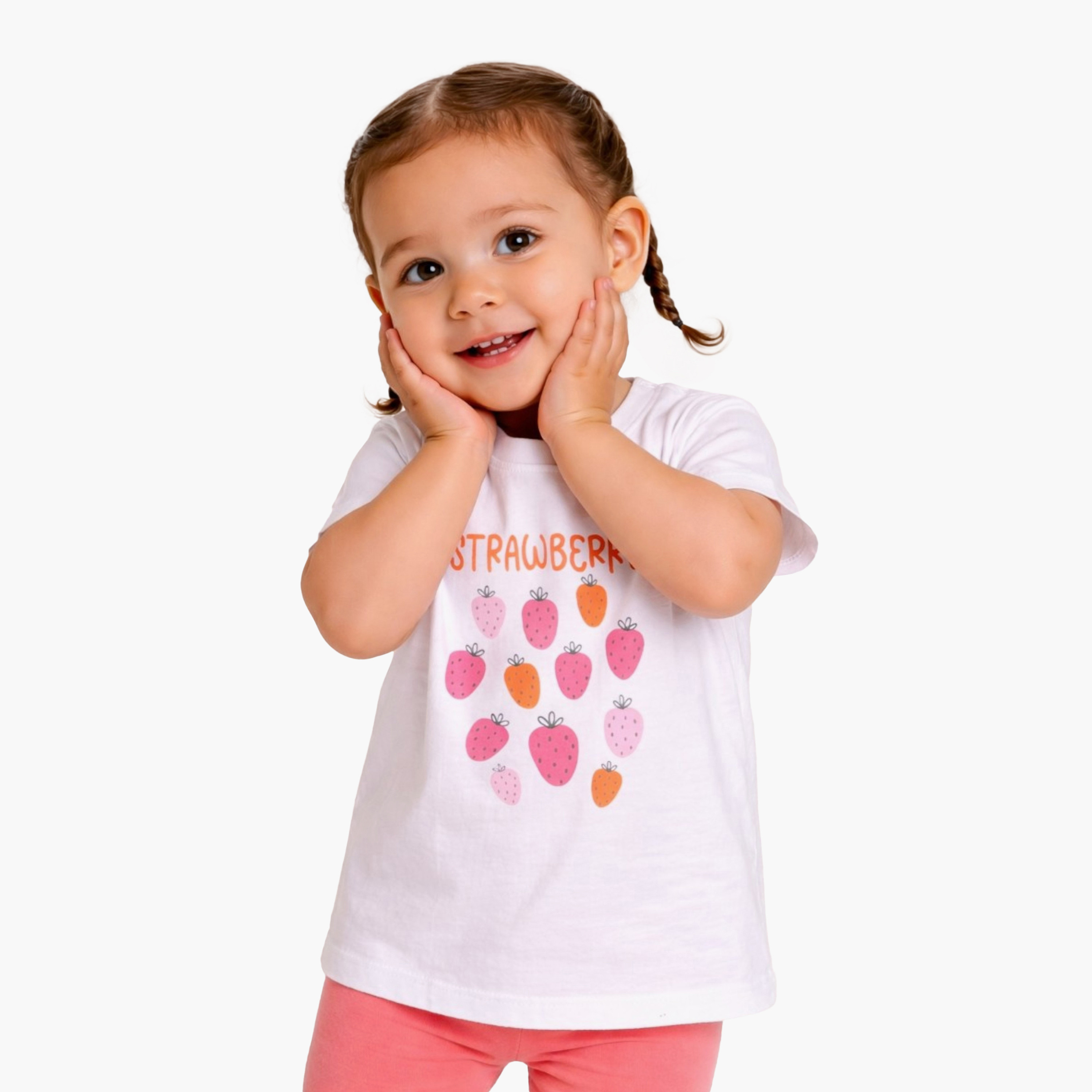 Victor and Jane 4-Piece Printed T-Shirt & Leggings Set-baby-girls-clothing-setsandcoords-image-3