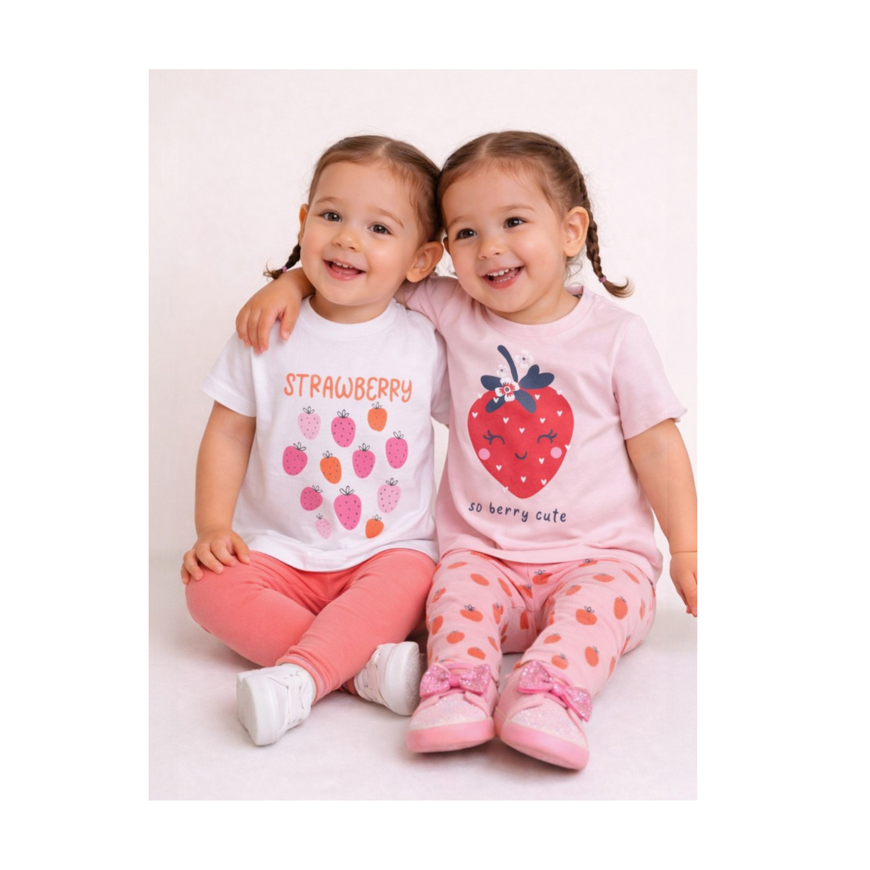 Victor and Jane 4-Piece Printed T-Shirt & Leggings Set-baby-girls-clothing-setsandcoords-image-5