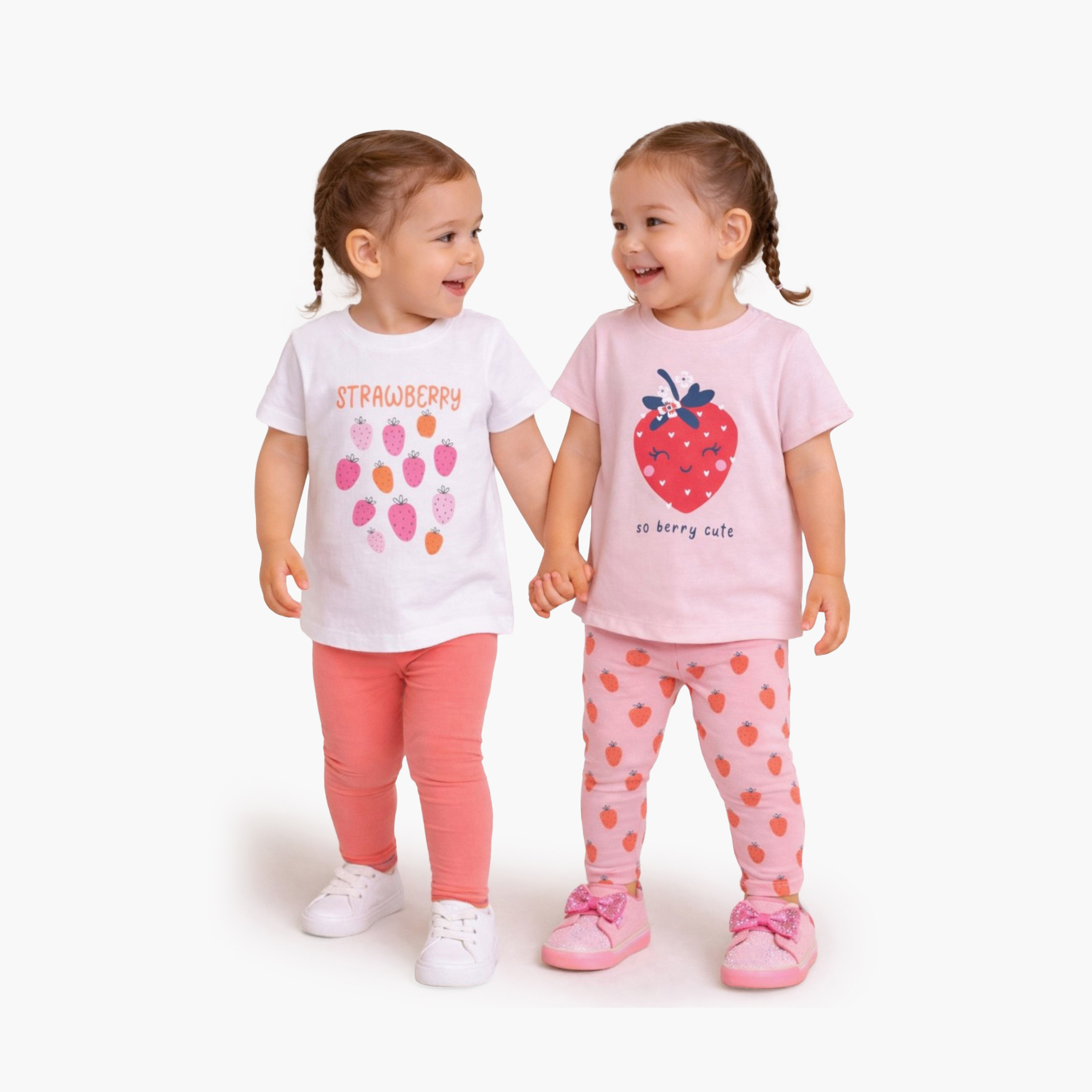 Victor and Jane 4-Piece Printed T-Shirt & Leggings Set-baby-girls-clothing-setsandcoords-image-6