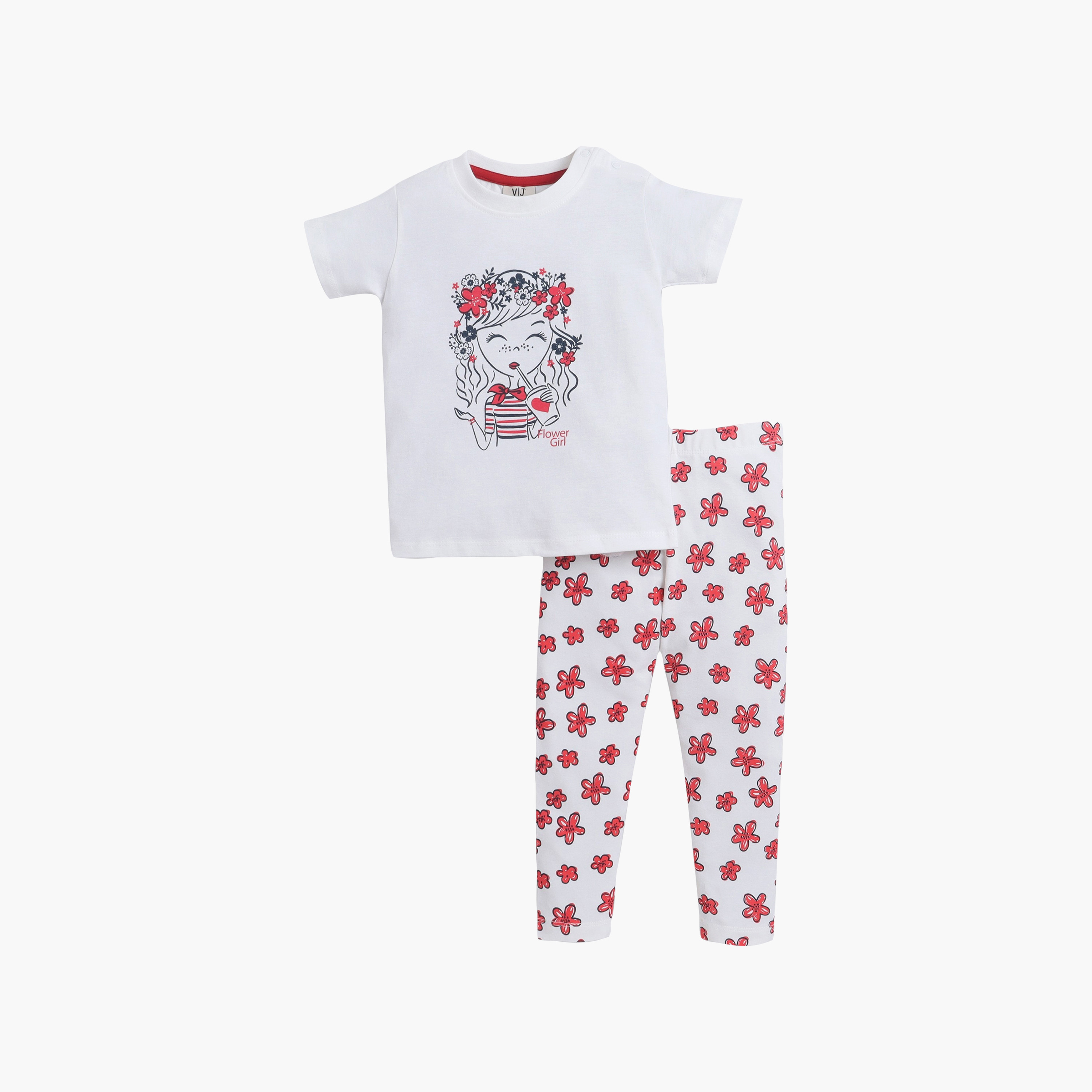 Victor and Jane 4-Piece Printed T-Shirt & Leggings Set-baby-girls-clothing-setsandcoords-image-7