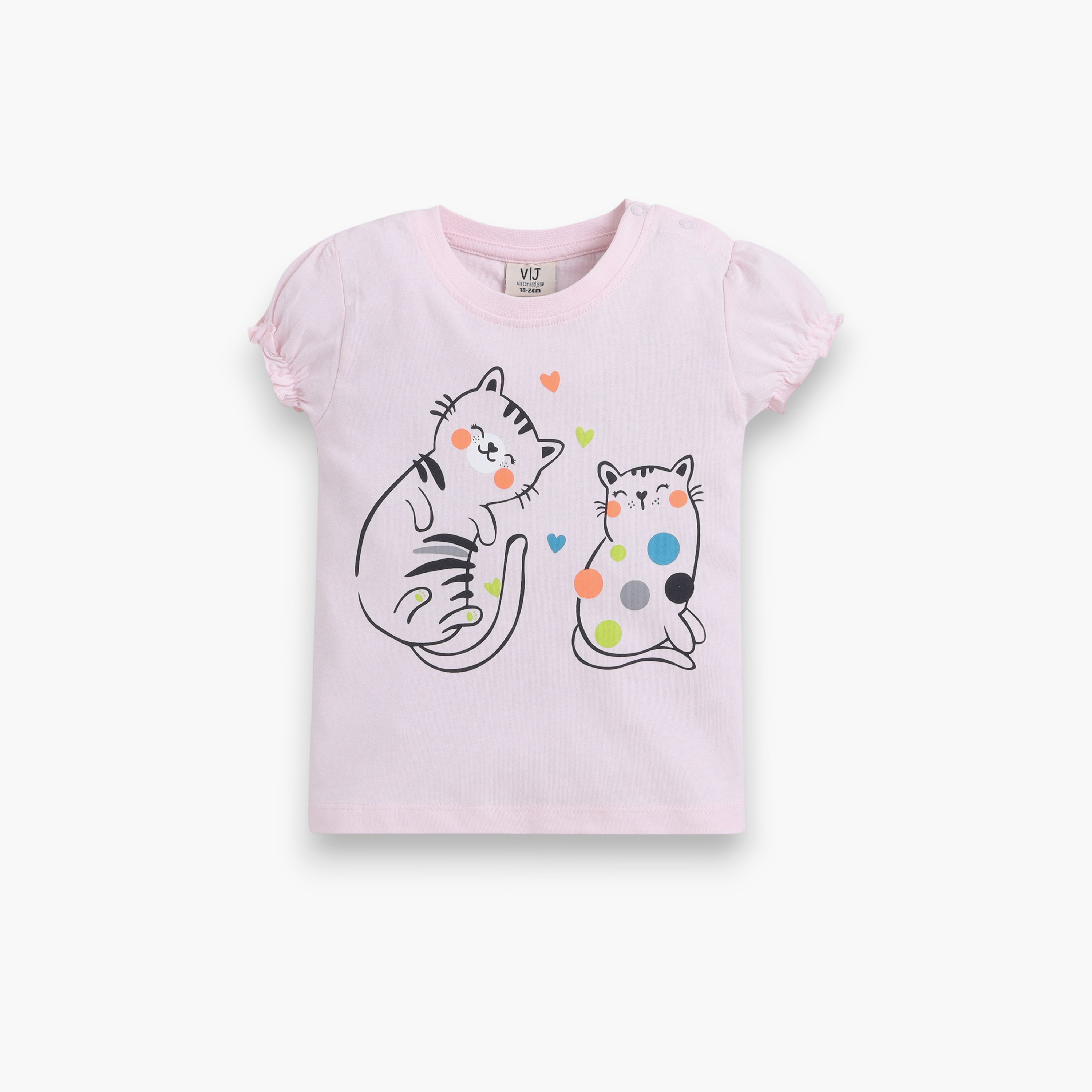 طقم مكون من تيشيرت مطبوع وليجنز 4 قطع من فيكتور آند جين-baby-girls-clothing-setsandcoords-image-10