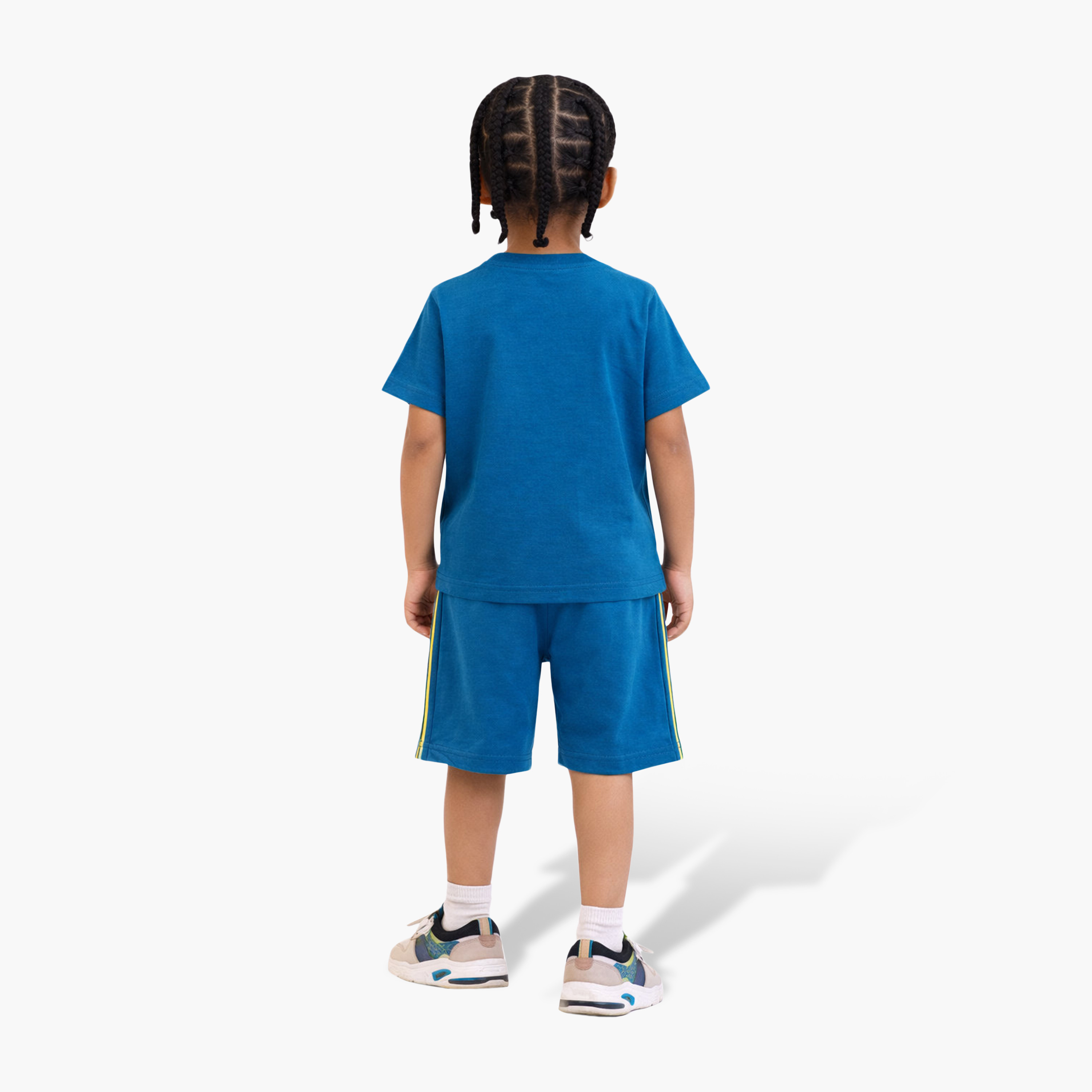 Victor and Jane Half Sleeves Athletics Printed T-Shirt & Shorts Set-boys-clothing-setsandcoords-image-3
