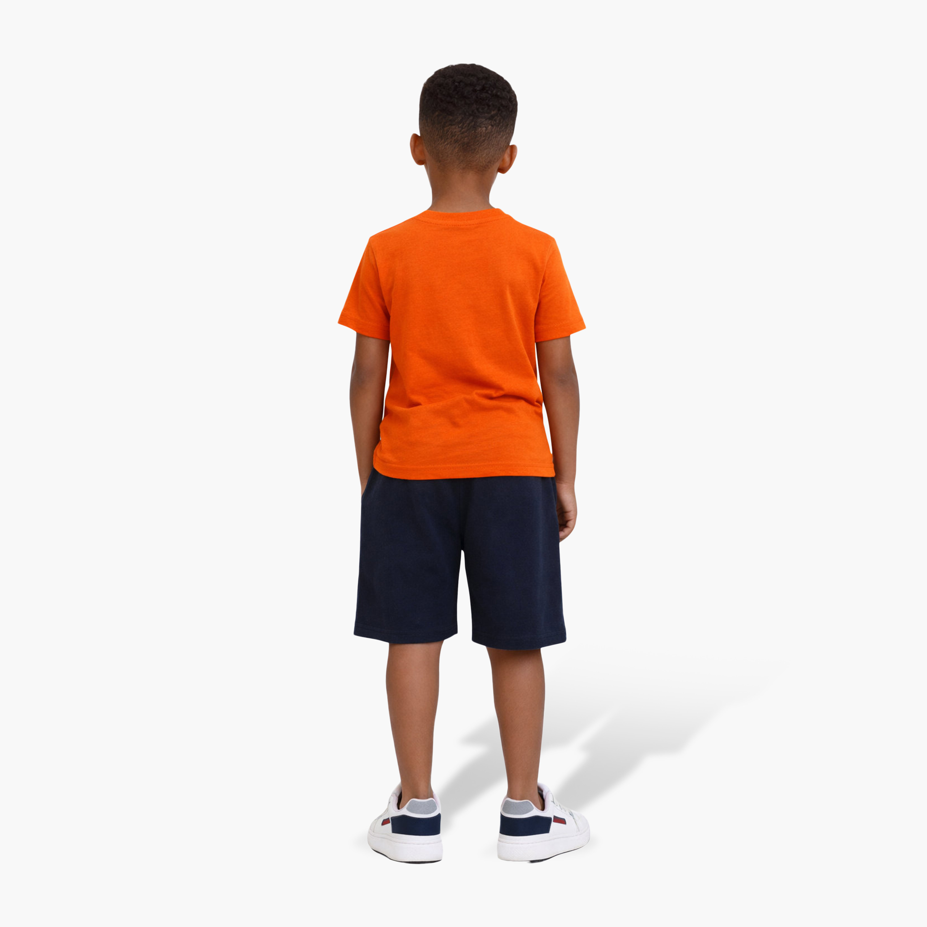 Victor and Jane Half Sleeves Beach Trip Printed T-Shirt & Shorts Set-boys-clothing-setsandcoords-image-3