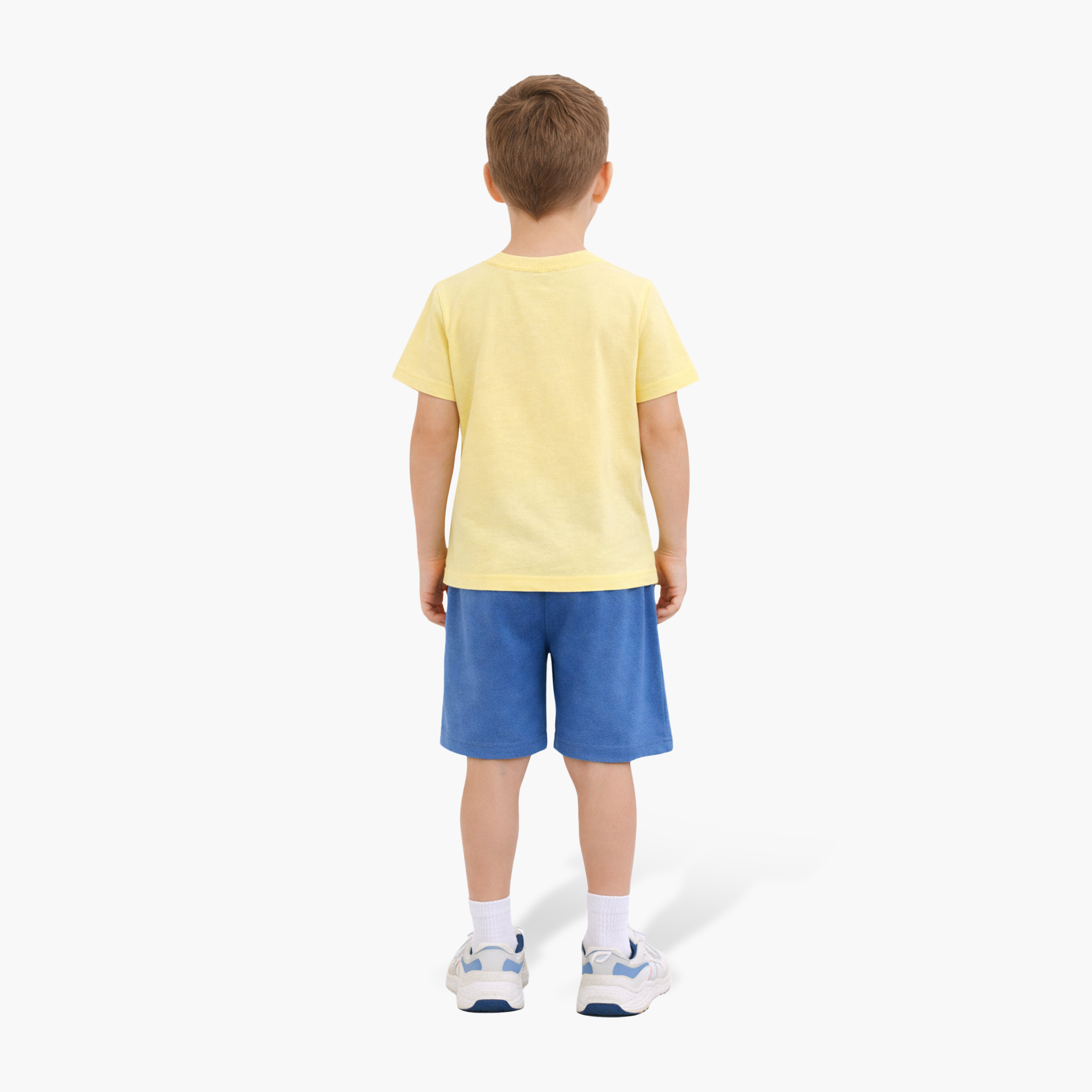 Victor and Jane Half Sleeves Sunset Ride Printed T-Shirt & Shorts Set-boys-clothing-setsandcoords-image-3