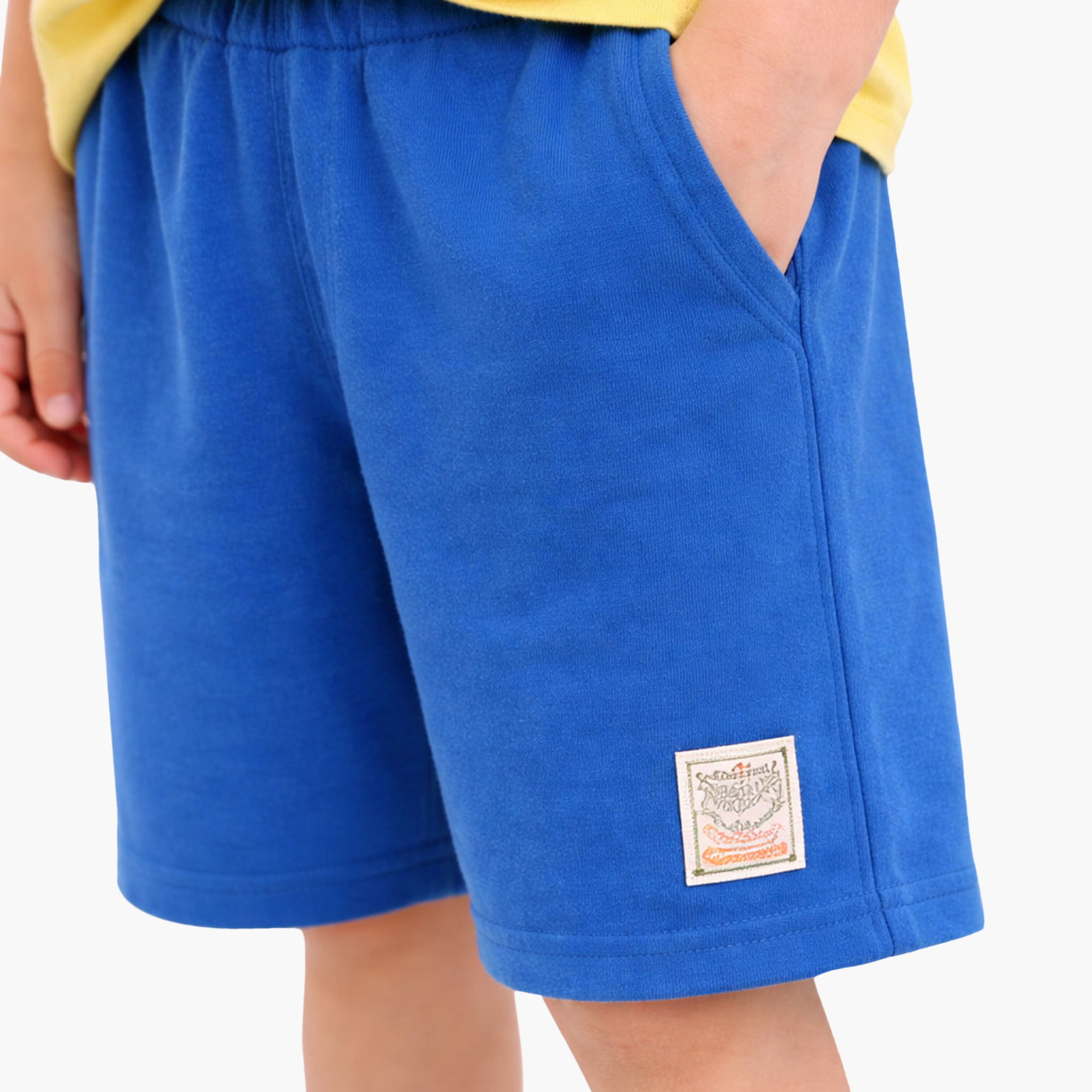 Victor and Jane Half Sleeves Sunset Ride Printed T-Shirt & Shorts Set-boys-clothing-setsandcoords-image-5
