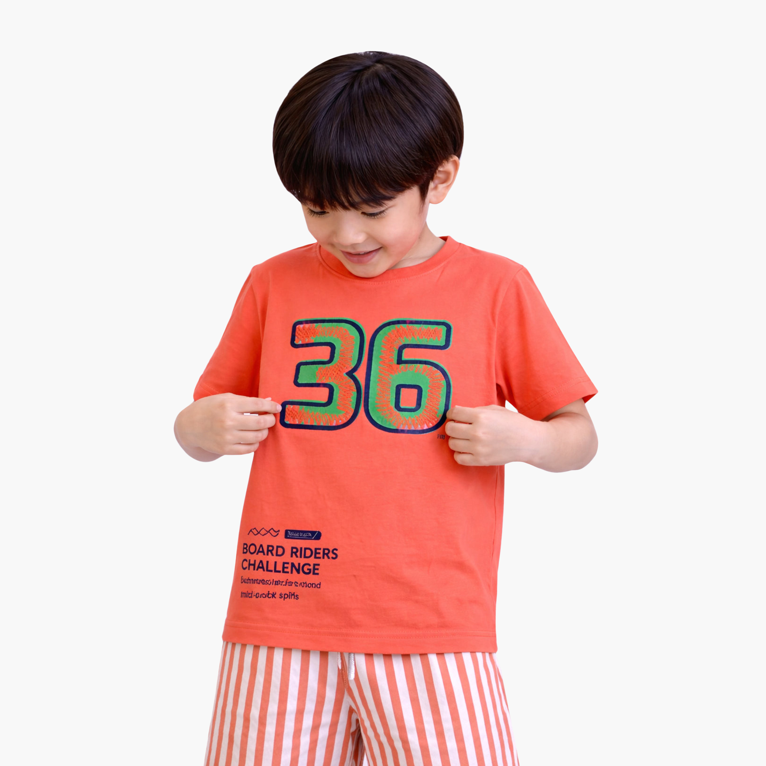 Victor and Jane 4-Piece Graphic Short Sleeves T-Shirts, Pants with Shorts-boys-clothing-setsandcoords-image-6