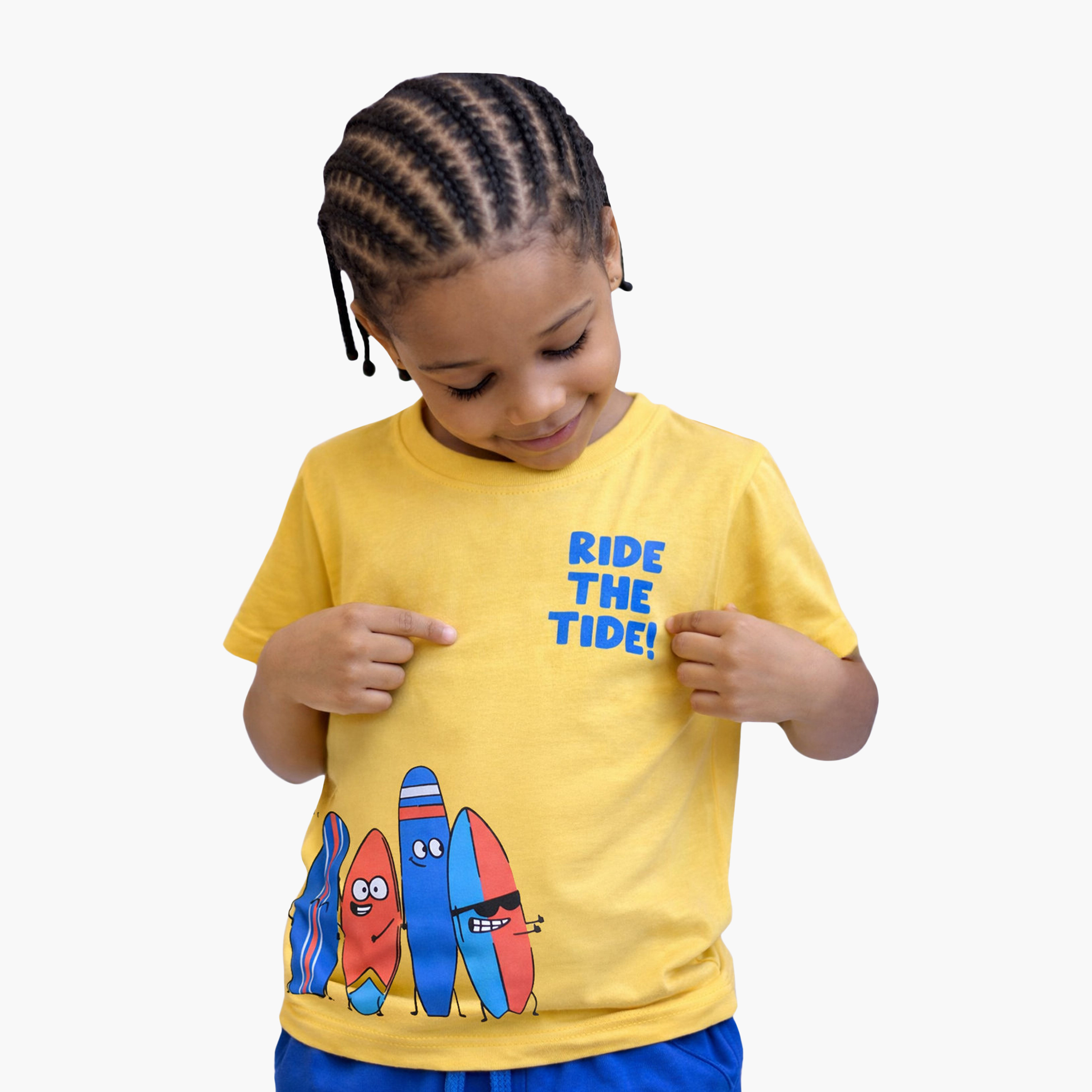 Victor and Jane 4-Piece Graphic Short Sleeves T-Shirts, Pants with Shorts-boys-clothing-setsandcoords-image-7