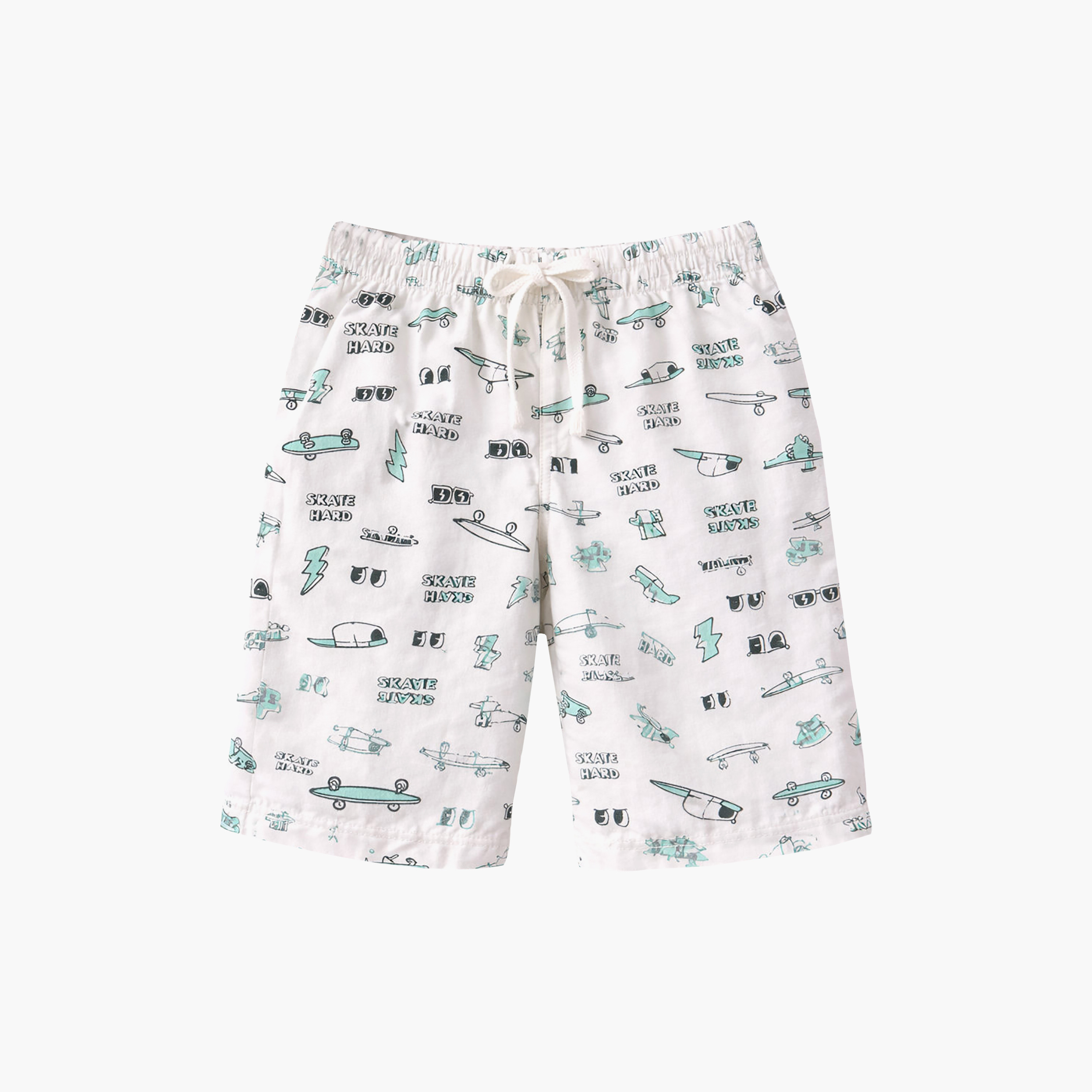 طقم مكون من 4 قطع: تي شيرتات بأكمام قصيرة ورسومات، وبنطلون مع شورت من فيكتور آند جين-boys-clothing-setsandcoords-image-6