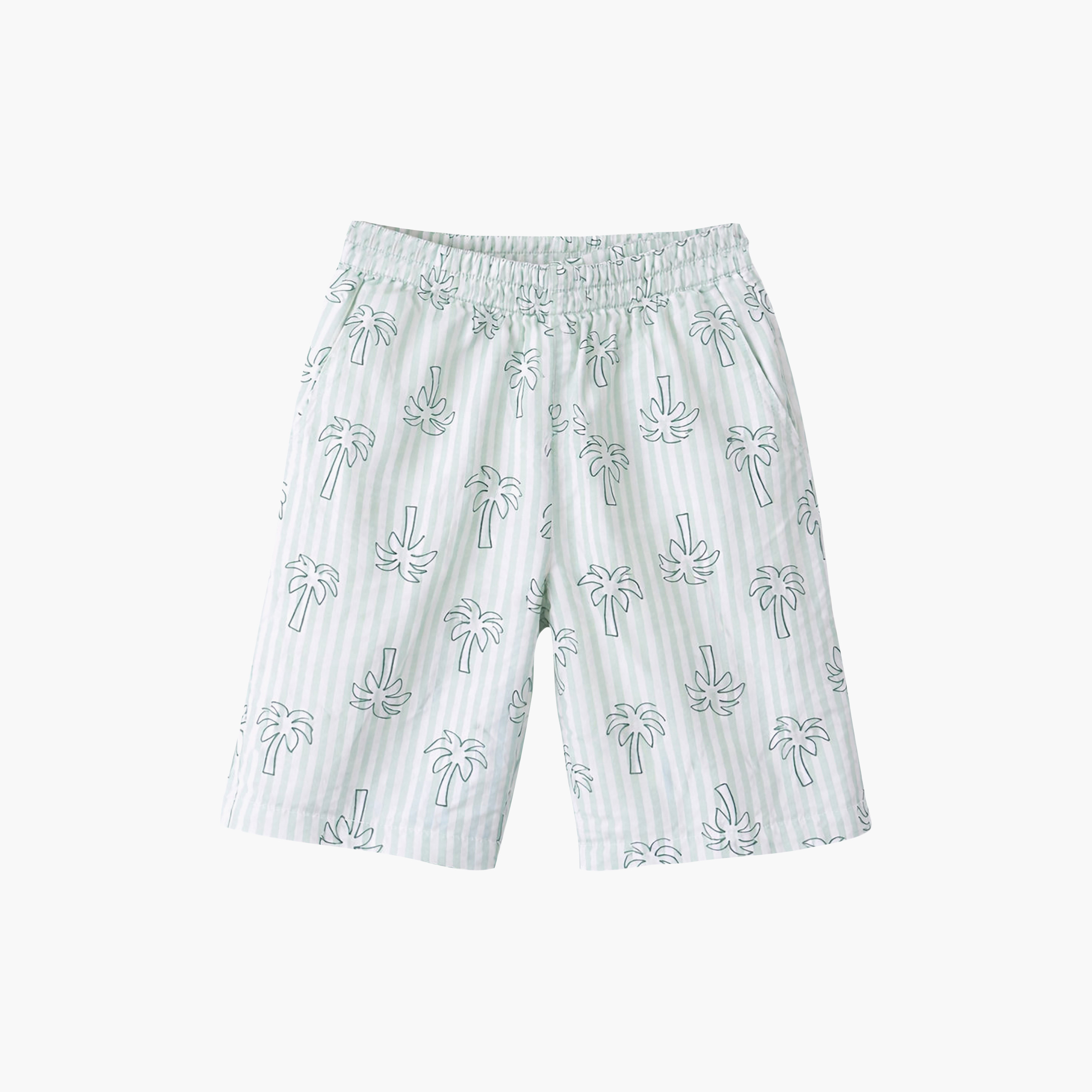طقم مكون من 4 قطع: تي شيرتات بأكمام قصيرة ورسومات، وبنطلون مع شورت من فيكتور آند جين-boys-clothing-setsandcoords-image-7