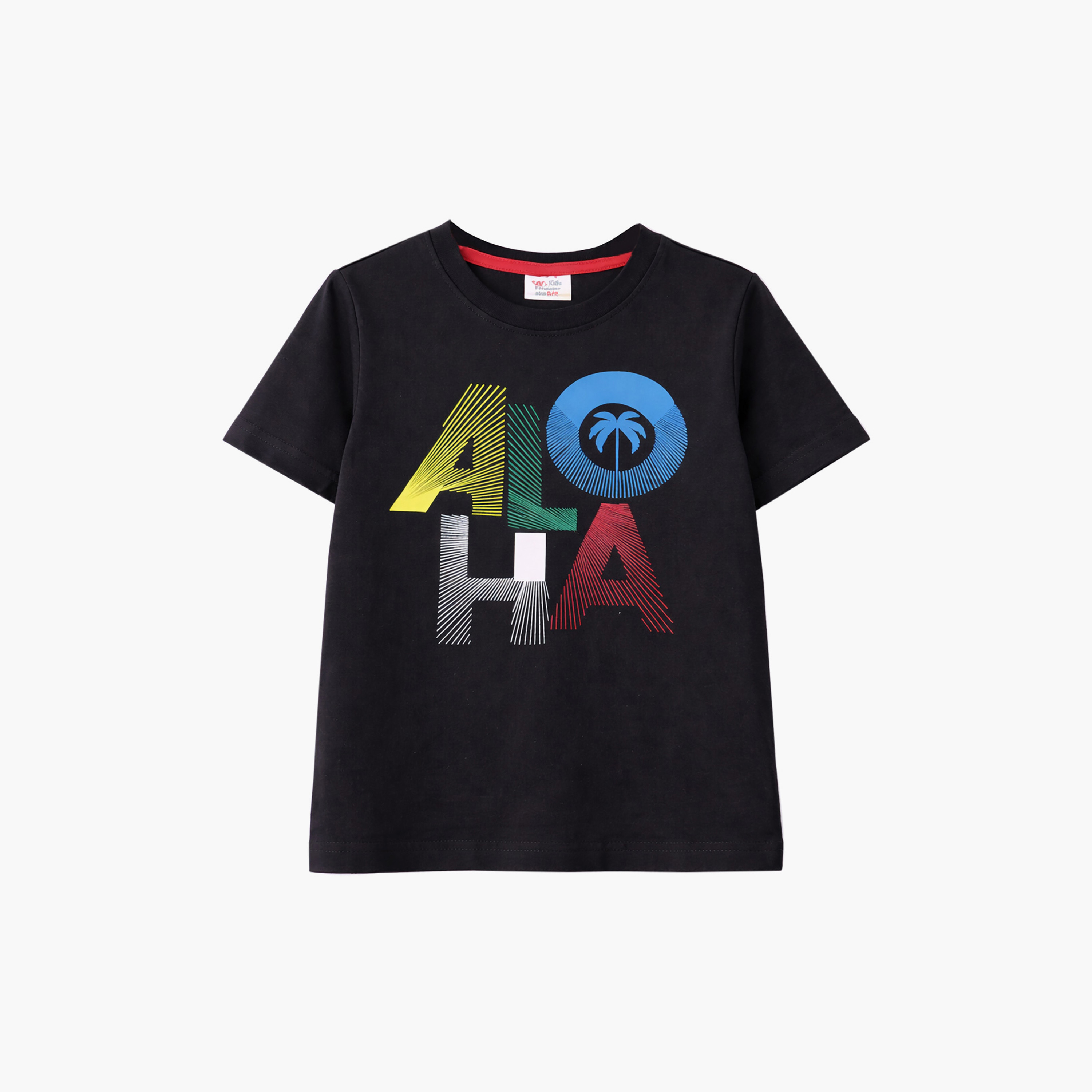 Victor and Jane 2-Piece Aloha Printed T-Shirt & Shorts Set-boys-clothing-setsandcoords-image-3