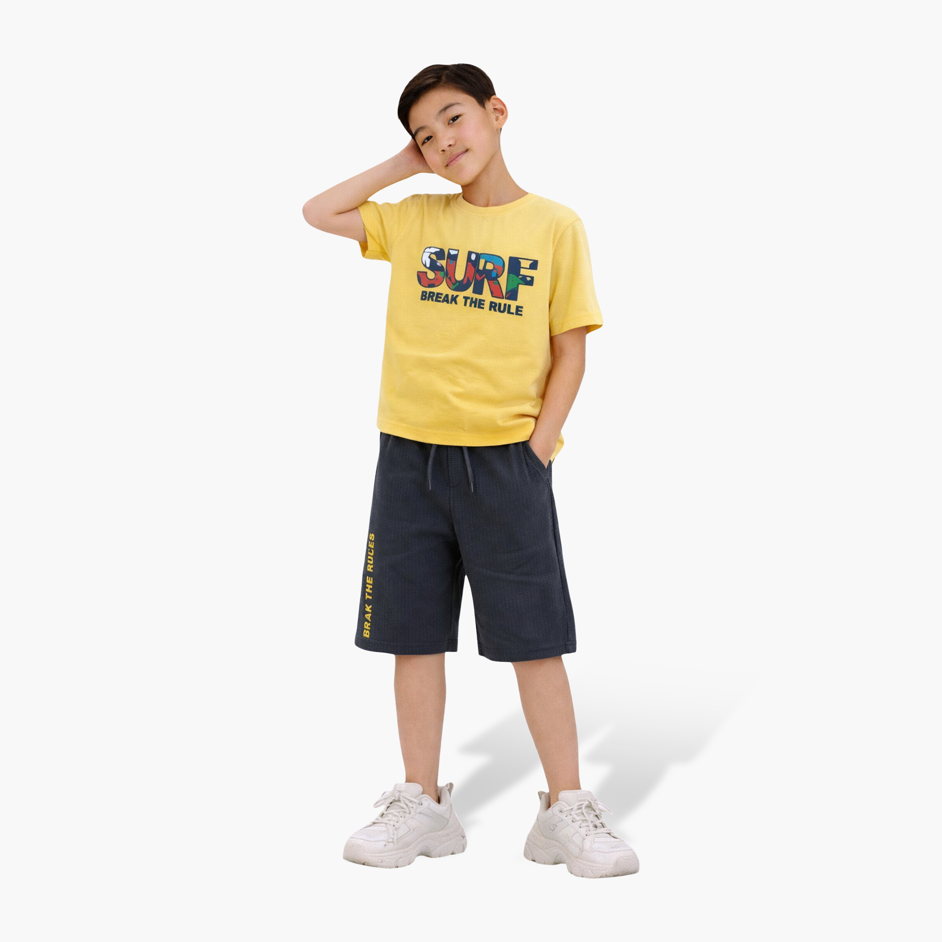 Victor and Jane SURF Graphic T-Shirt & Bermuda Shorts Set-boys-clothing-setsandcoords-image-1
