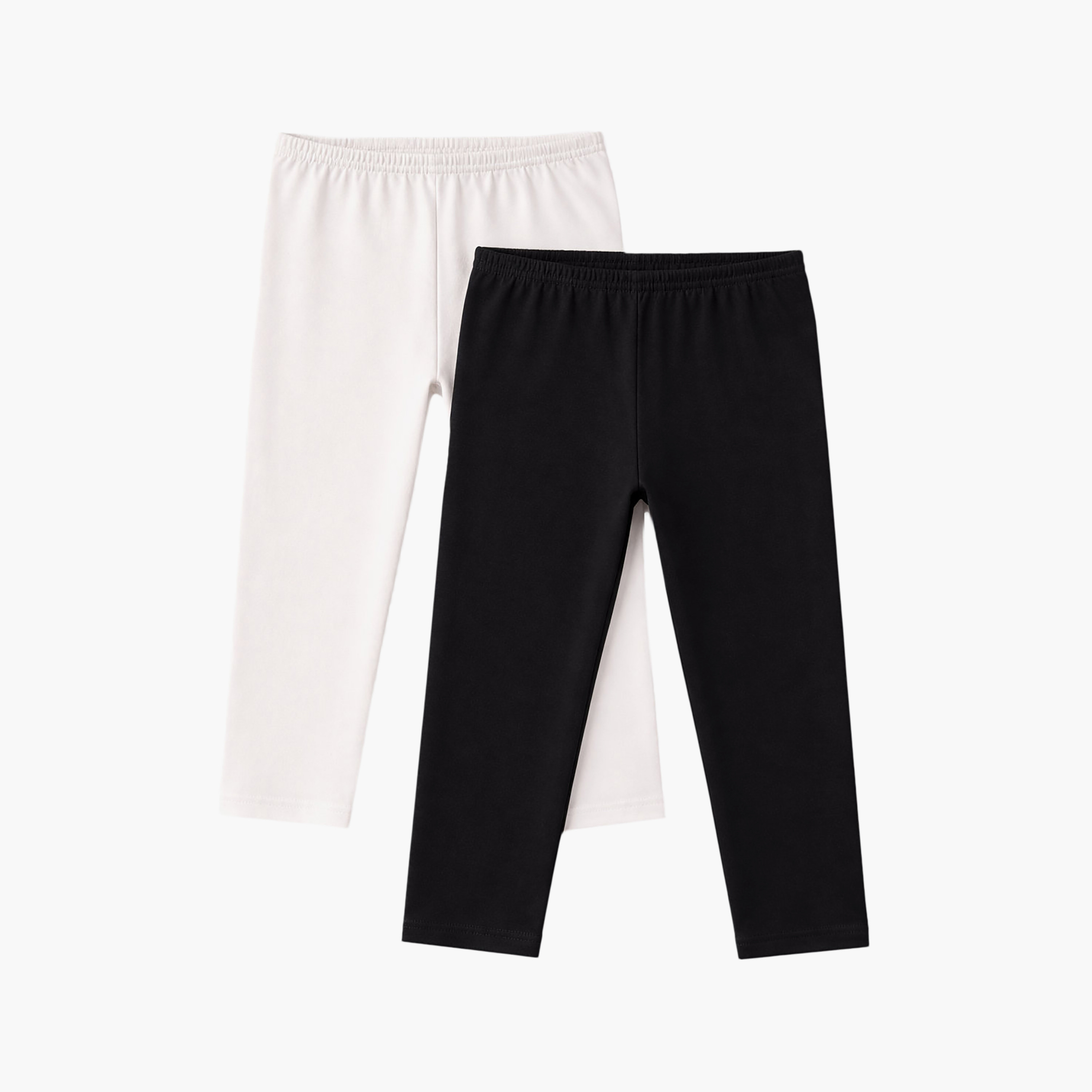 Victor and Jane 2-Piece Basic Stretch Capri Leggings-girls-clothing-bottoms-leggings-image-1