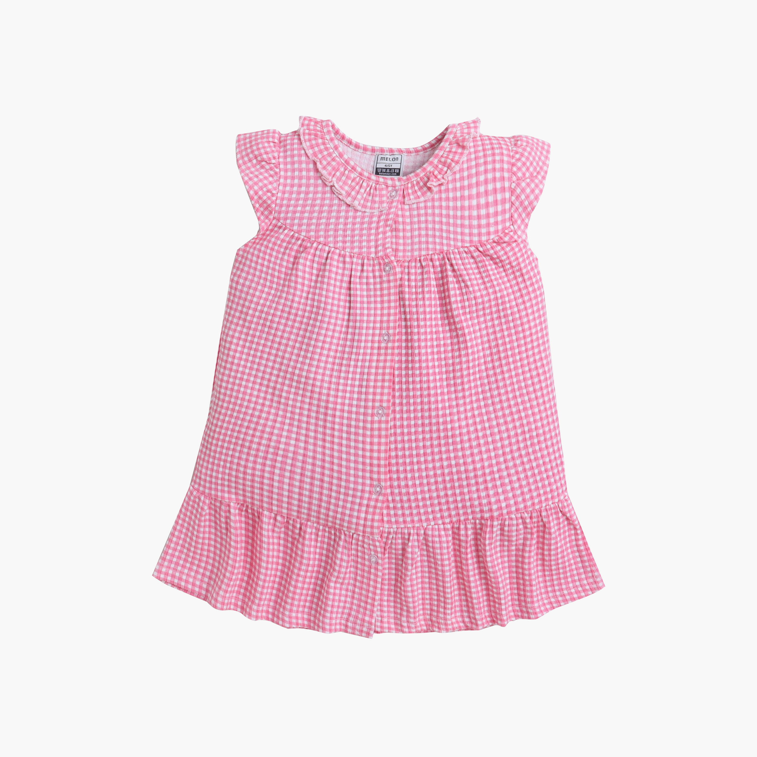 فستان مكشكش بياقة "بيتر بان" من فيكتور آند جين-girls-clothing-dressesandjumpsuits-image-2