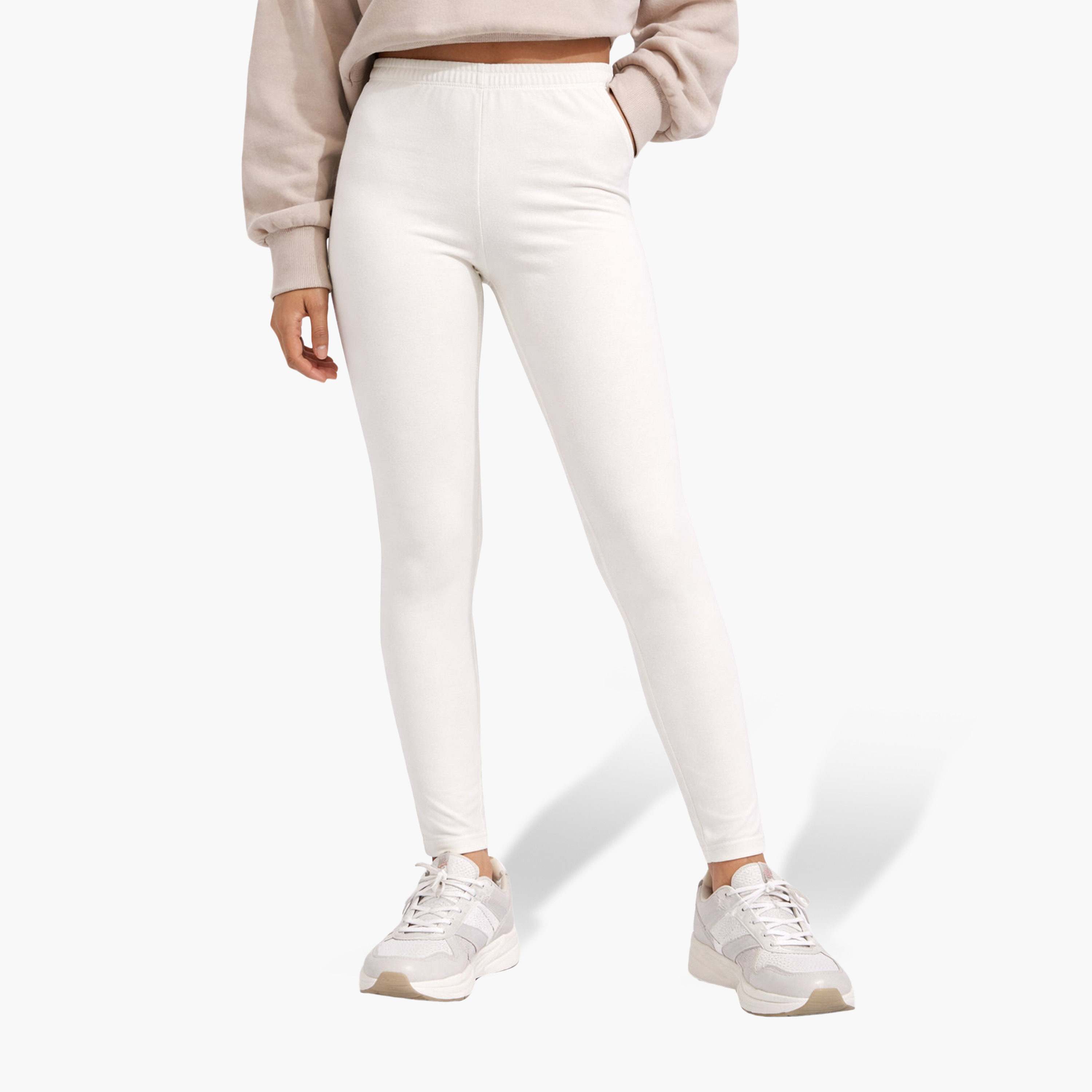 طقم قطعتين ليقنز مرن بيسك من فيكتور أند جين-girls-clothing-bottoms-leggings-image-2